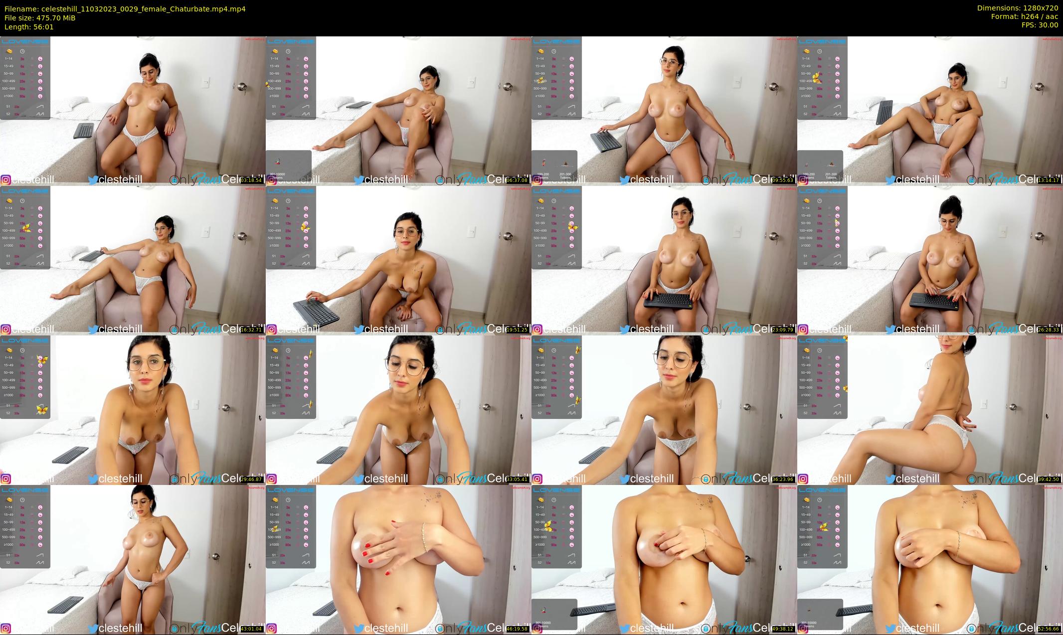 celestehill — 57 minute Chaturbate female cam show recording, 720p, Mar 11, 2023