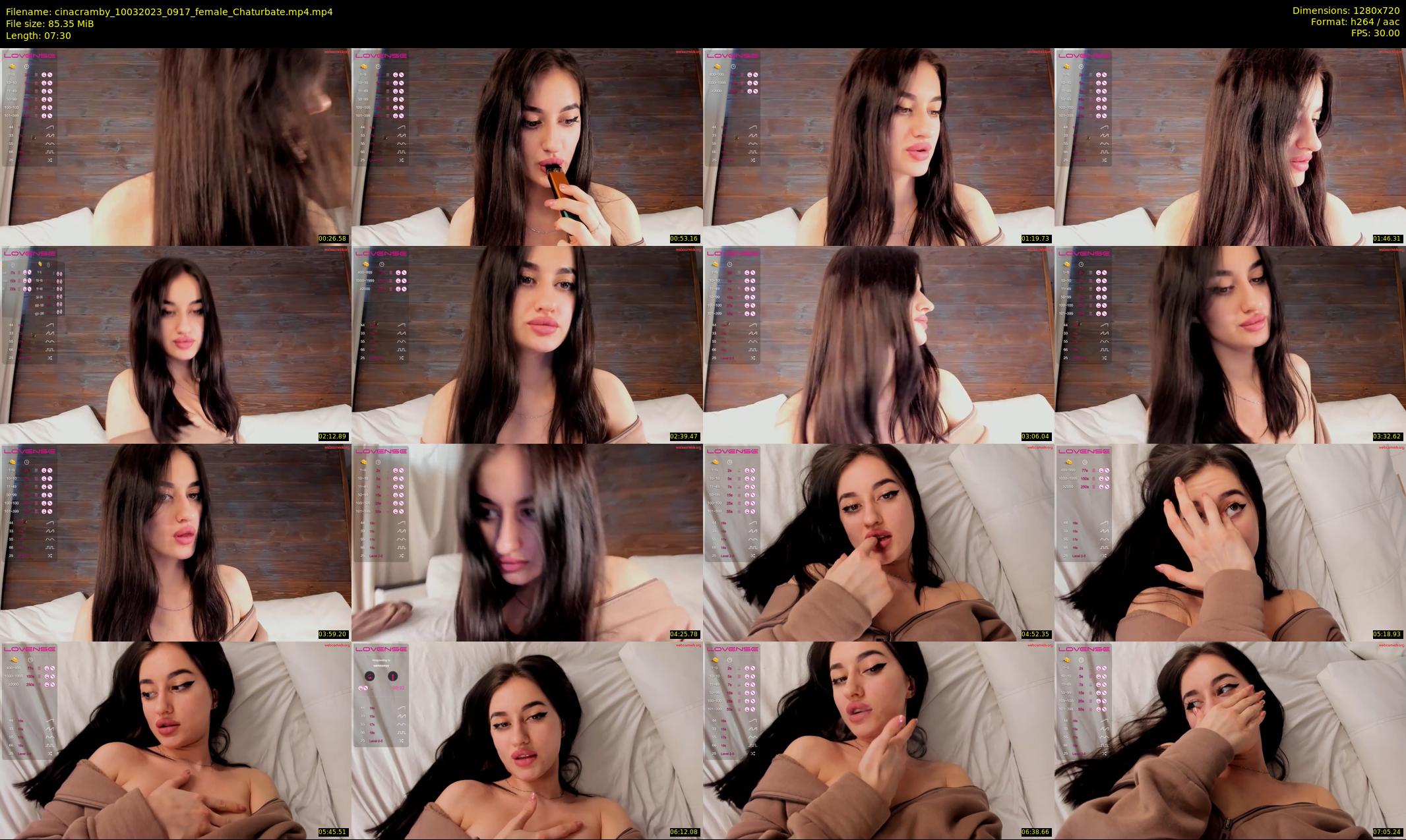 cinacramby — 8 minute Chaturbate female cam show recording, 720p, Mar 10, 2023