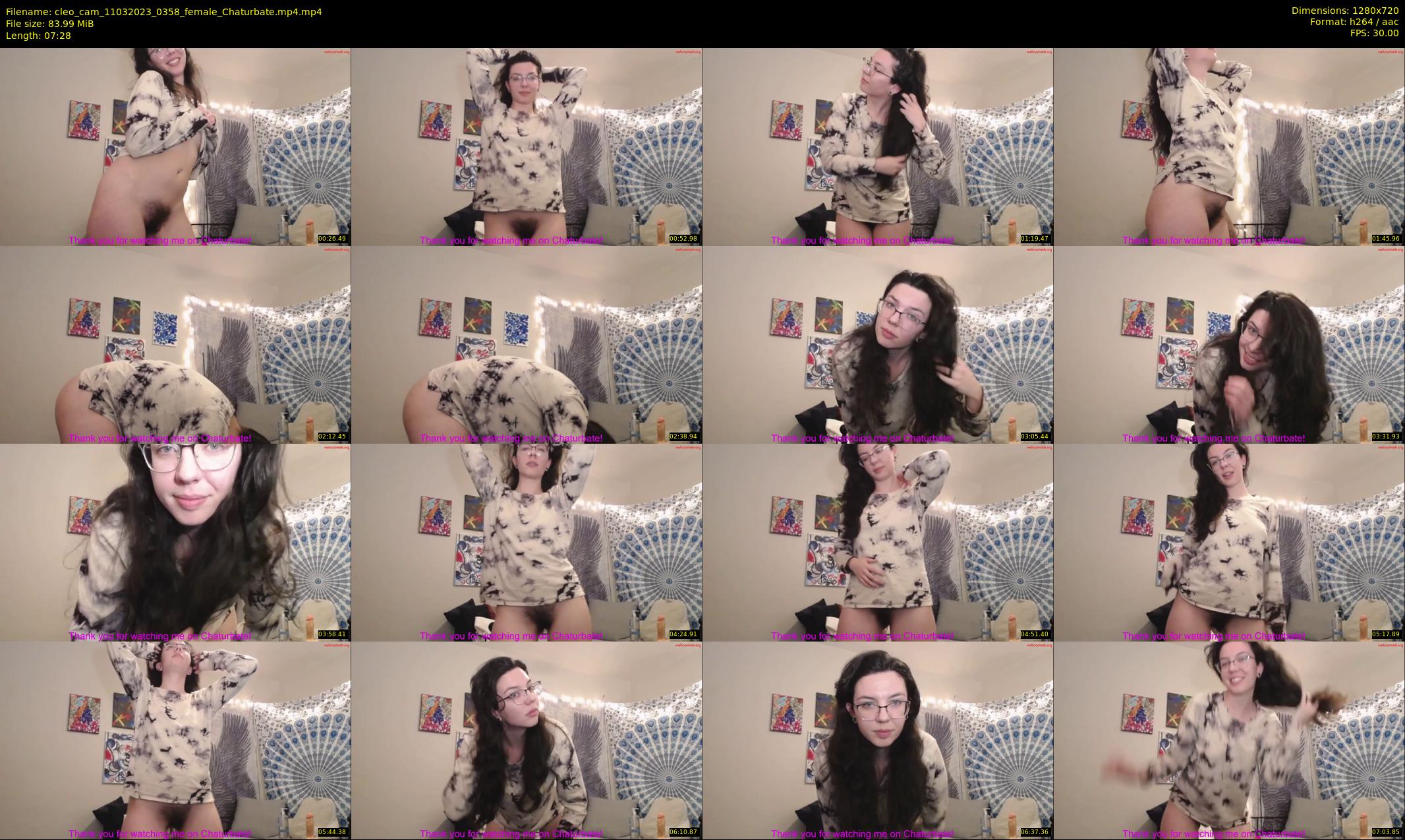 cleo_cam — 8 minute Chaturbate female cam show recording, 720p, Mar 11, 2023