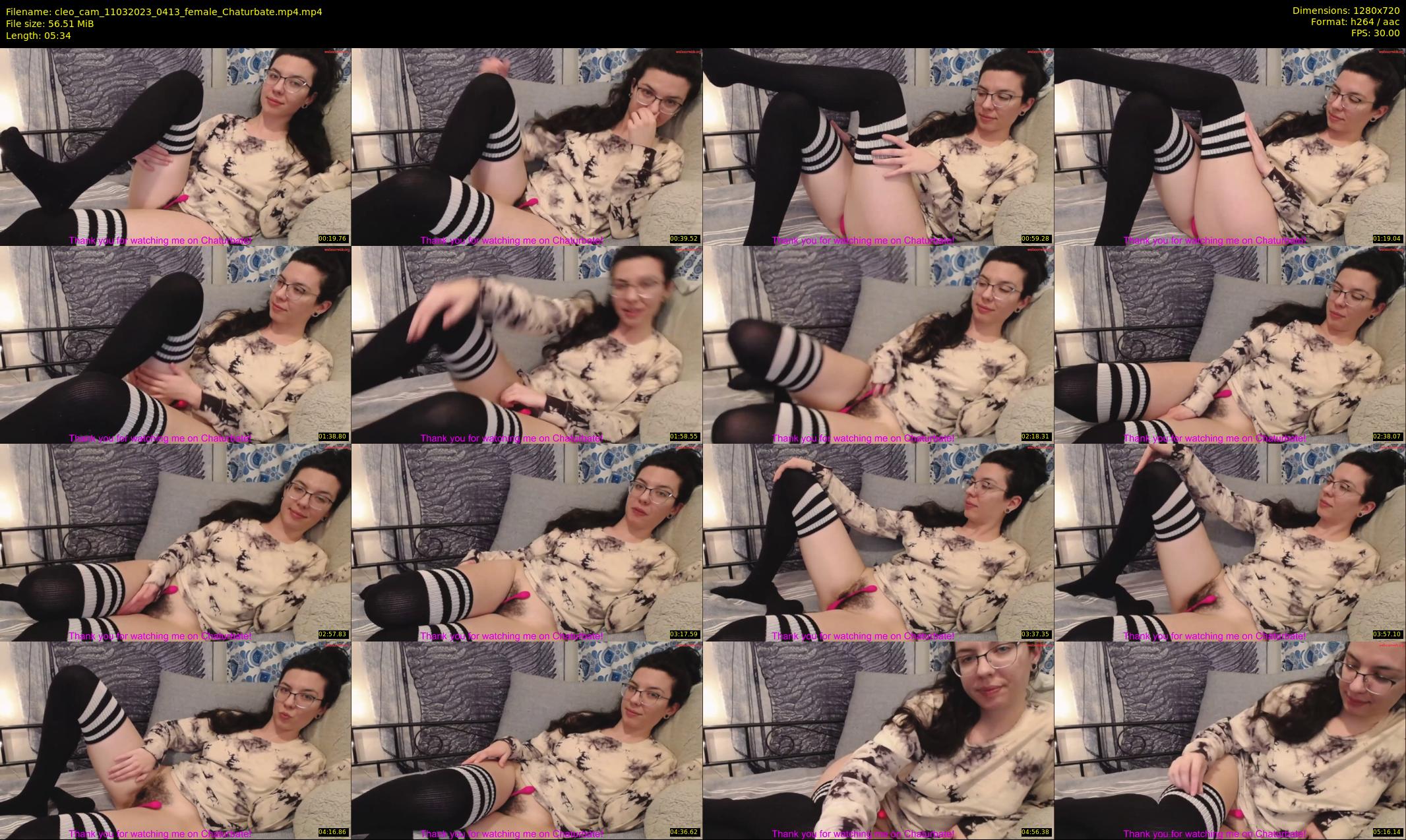 cleo_cam — 6 minute Chaturbate female cam show recording, 720p, Mar 11, 2023