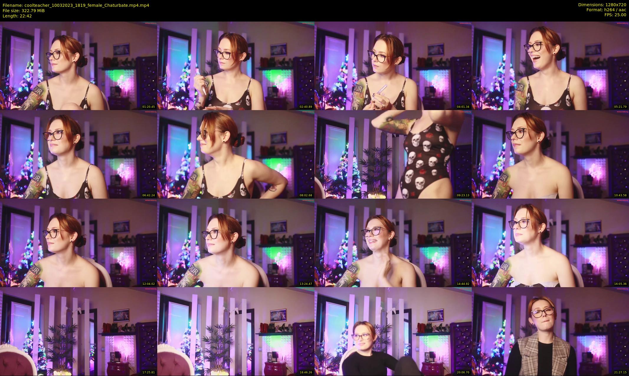 coolteacher — 23 minute Chaturbate female cam show recording, 720p, Mar 10, 2023