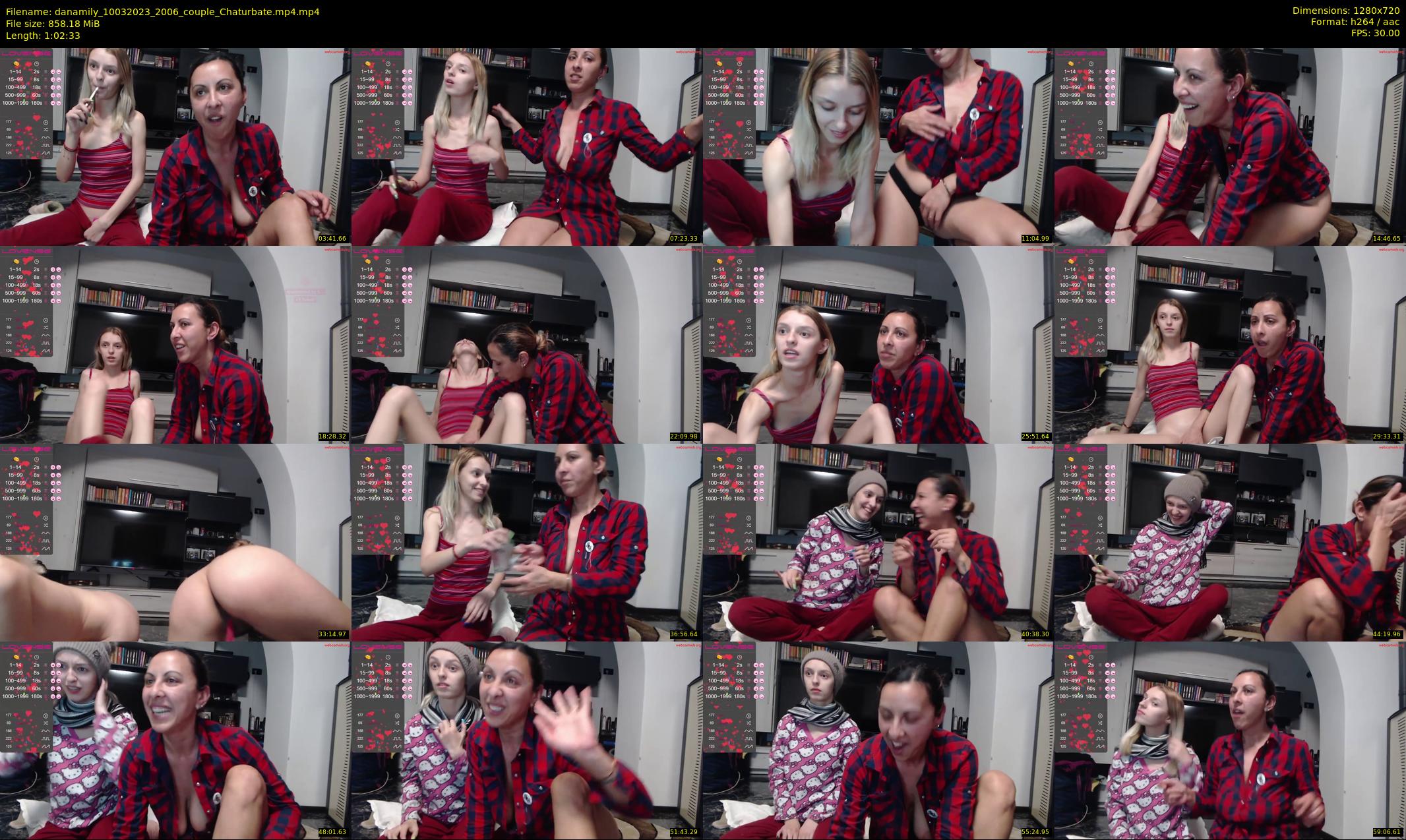 danamily — 63 minute Chaturbate female cam show recording, 720p, Mar 10, 2023