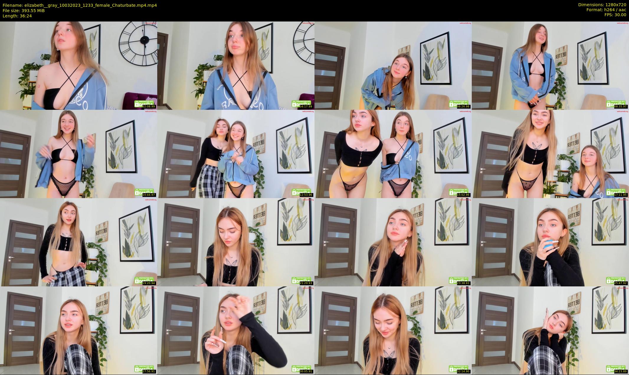 elizabeth__gray — 37 minute Chaturbate female cam show recording, 720p, Mar 10, 2023