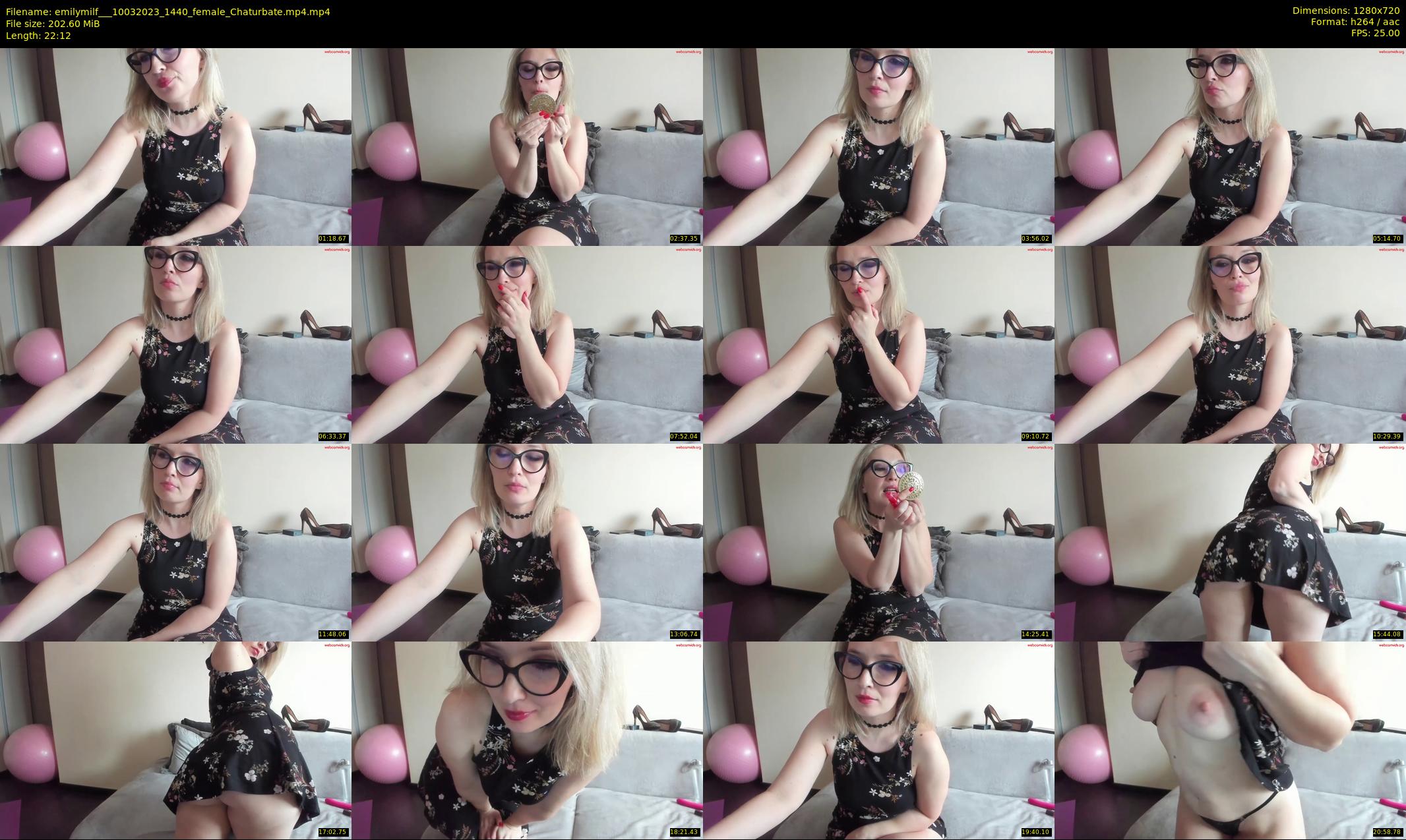 emilymilf__ — 23 minute Chaturbate female cam show recording, 720p, Mar 10, 2023