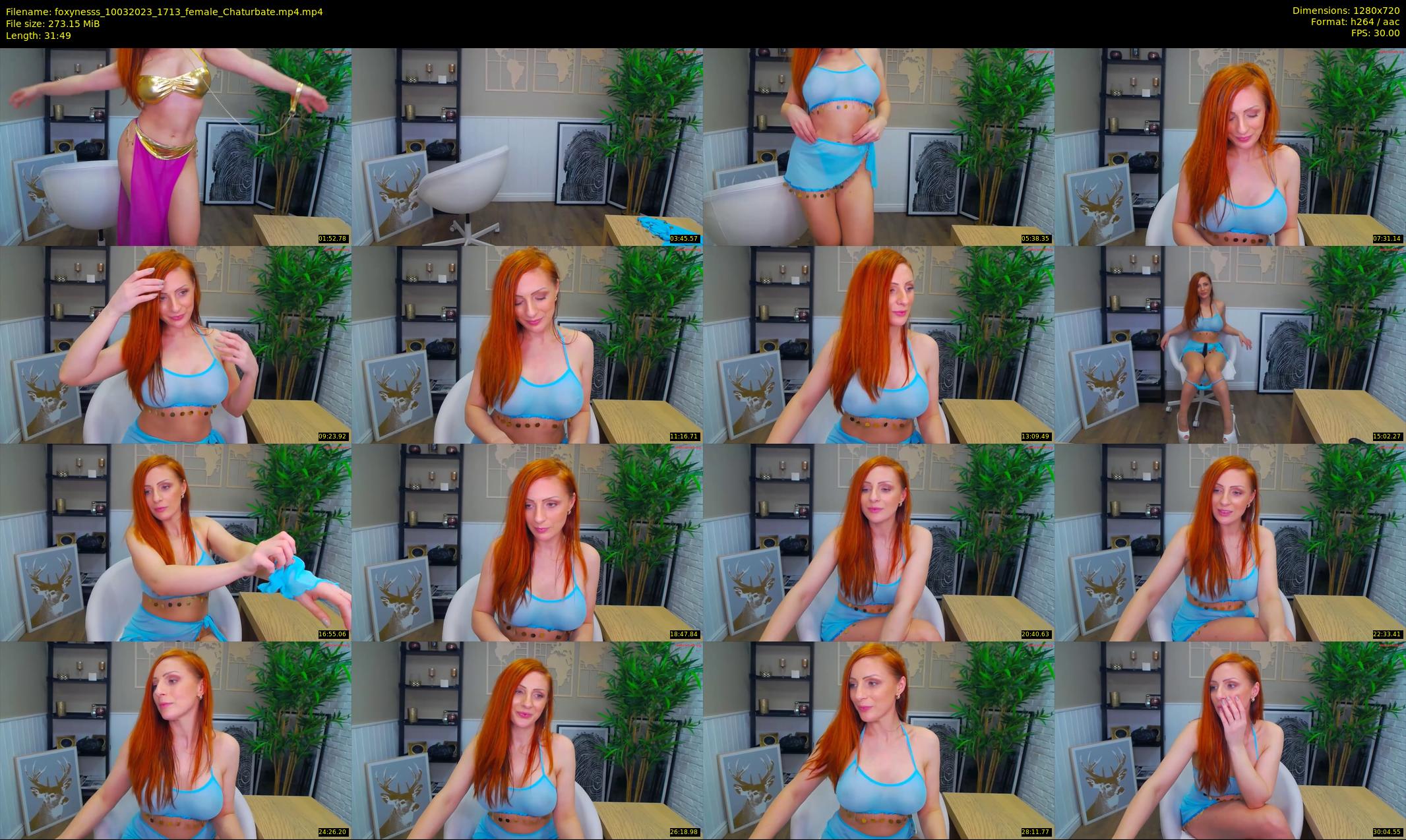 foxynesss — 32 minute Chaturbate female cam show recording, 720p, Mar 10, 2023