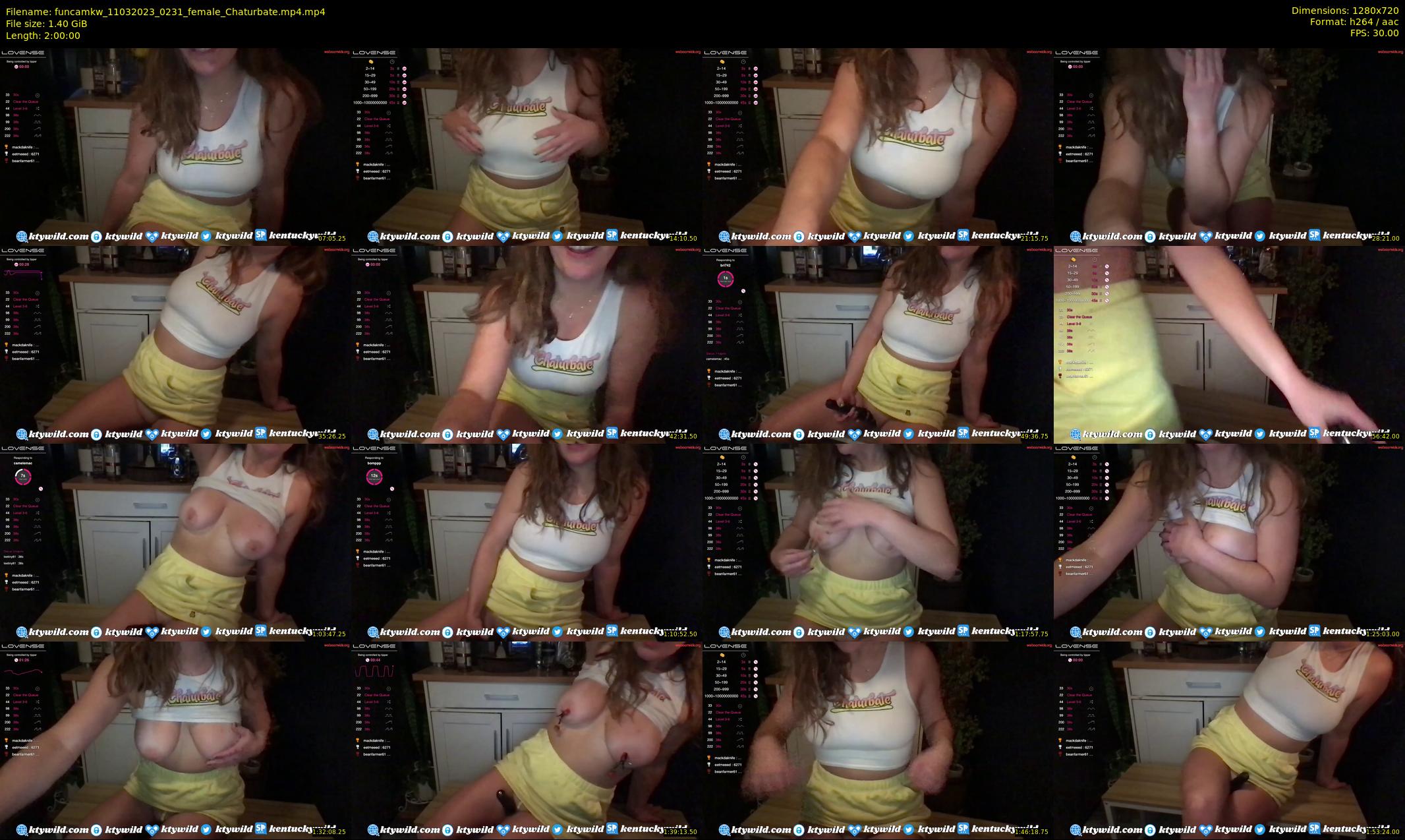 funcamkw — 120 minute Chaturbate female cam show recording, 720p, Mar 11, 2023