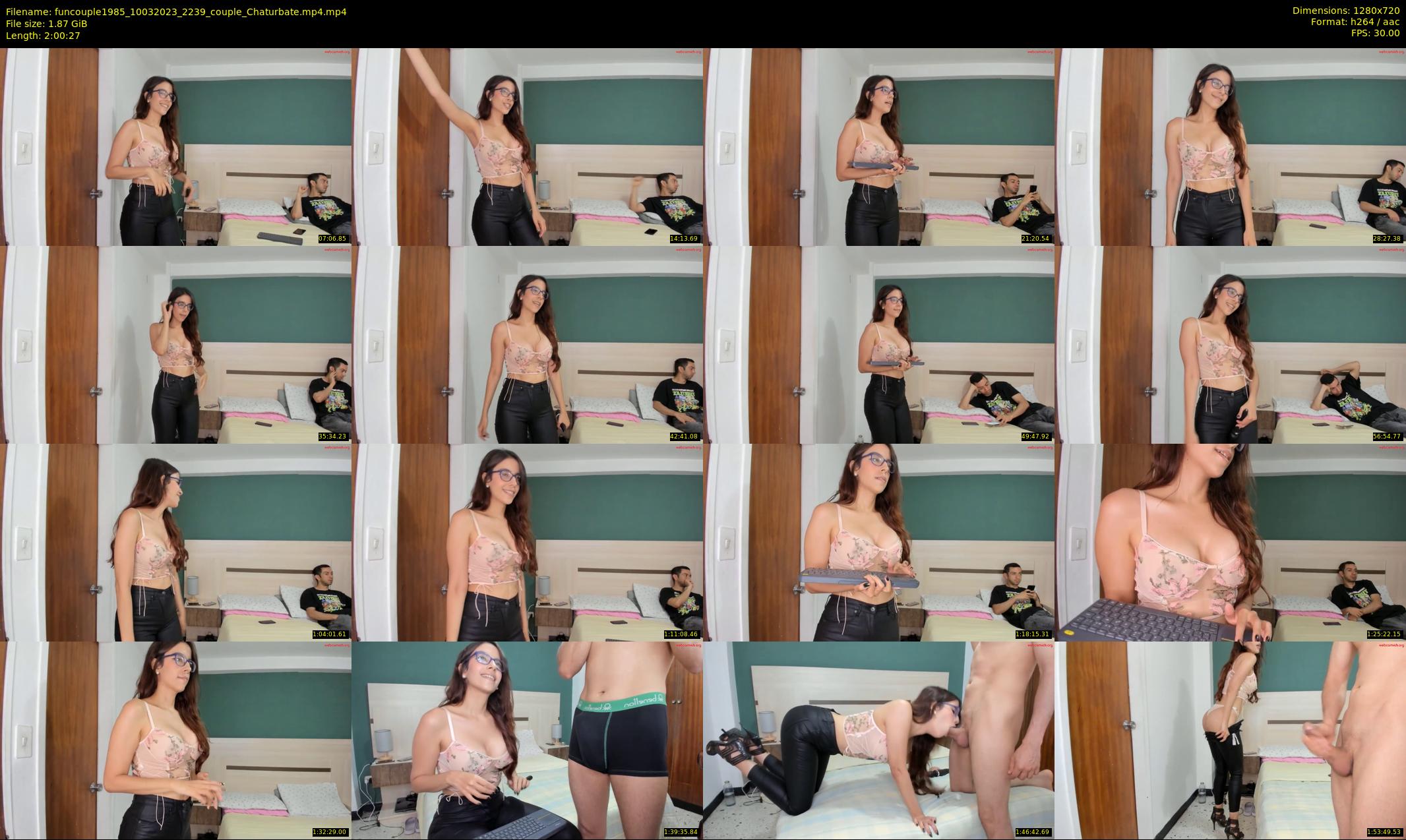 funcouple1985 — 121 minute Chaturbate couple cam show recording, 720p, Mar 10, 2023