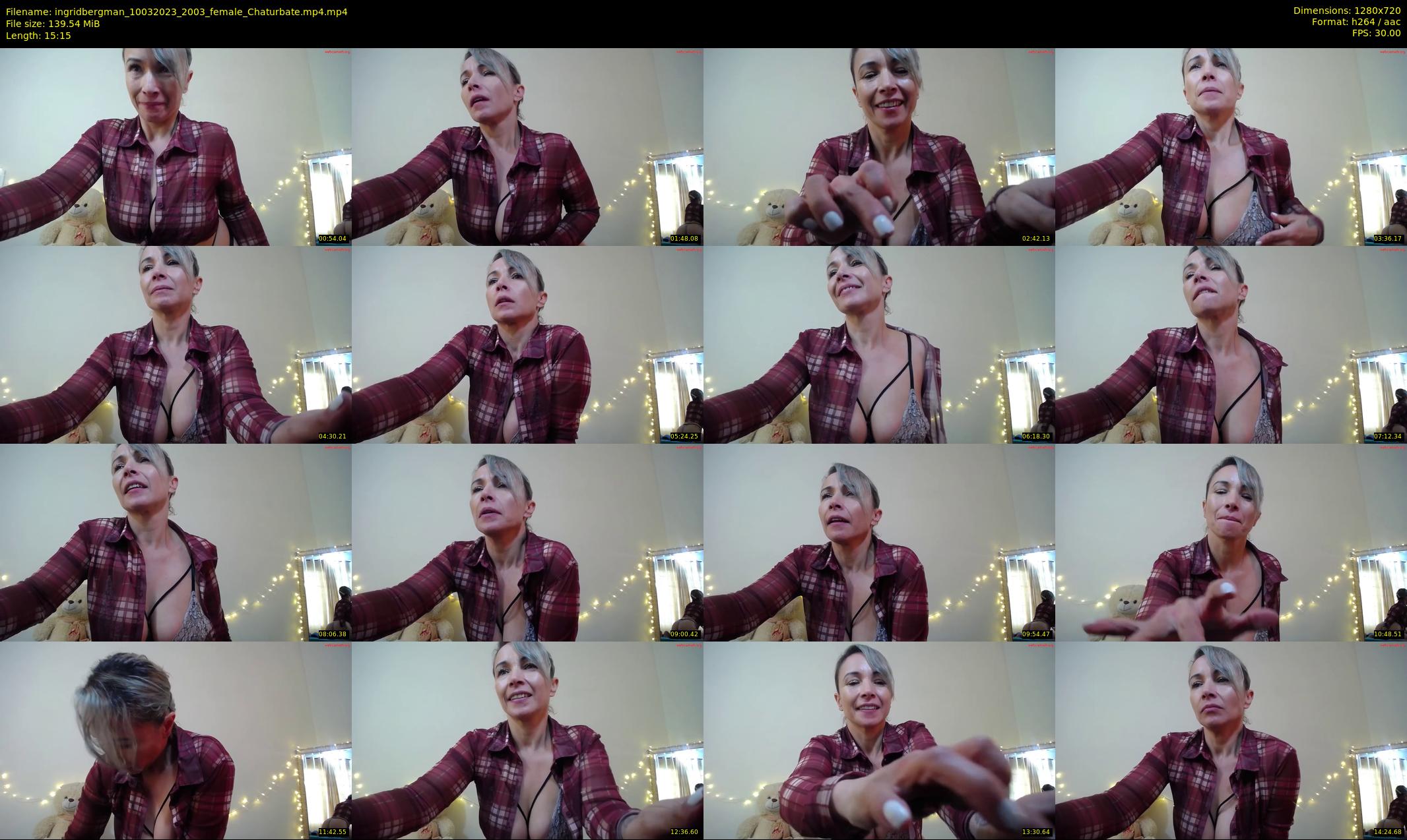 ingridbergman — 16 minute Chaturbate female cam show recording, 720p, Mar 10, 2023