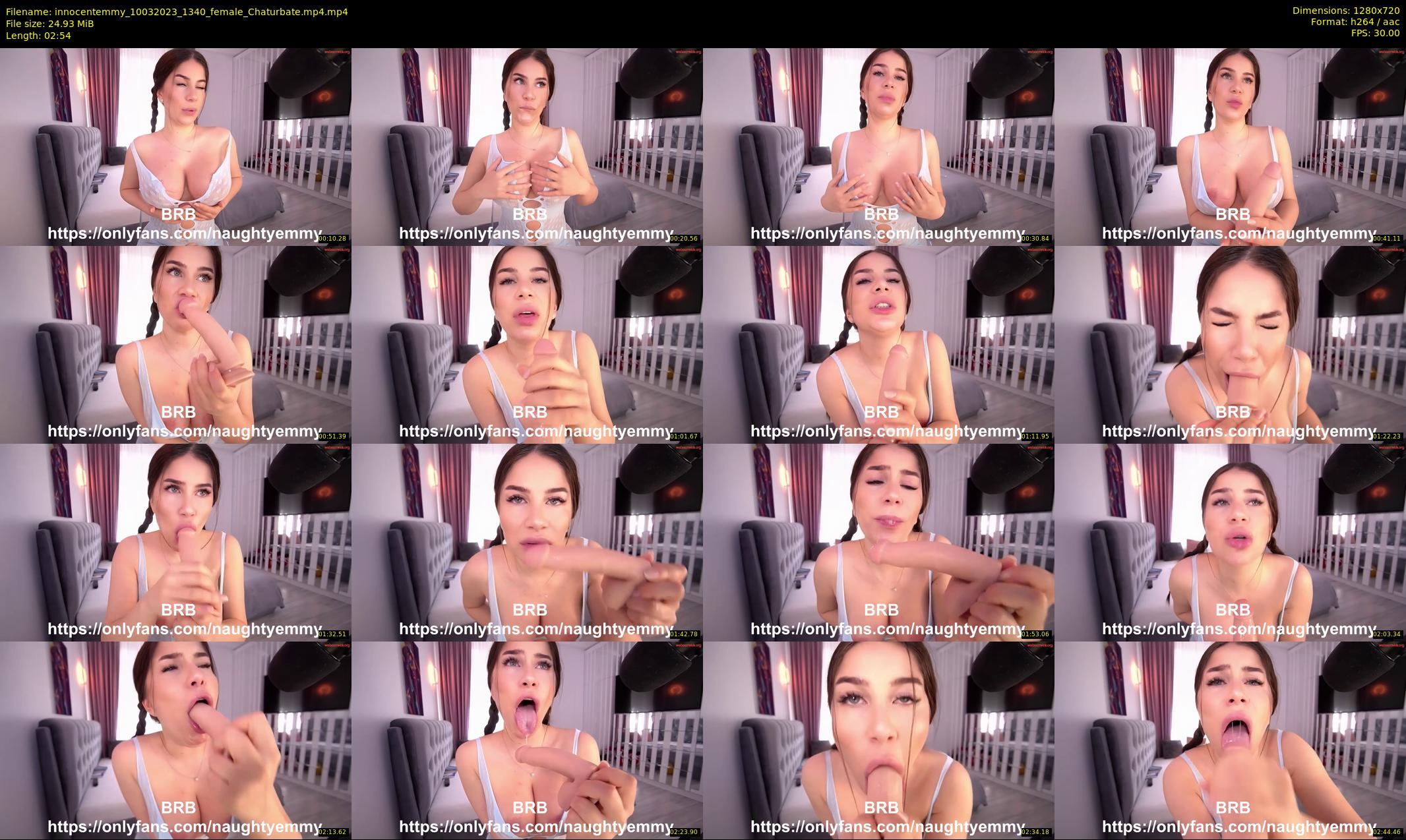 innocentemmy — 3 minute Chaturbate female cam show recording, 720p, Mar 10, 2023