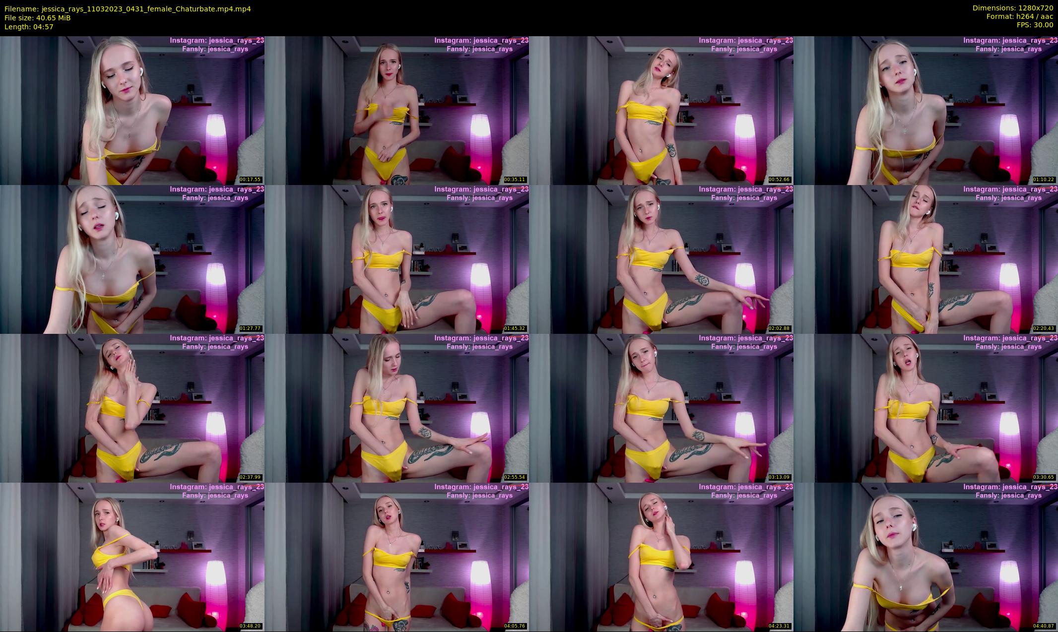 jessica_rays — 5 minute Chaturbate couple cam show recording, 720p, Mar 11, 2023