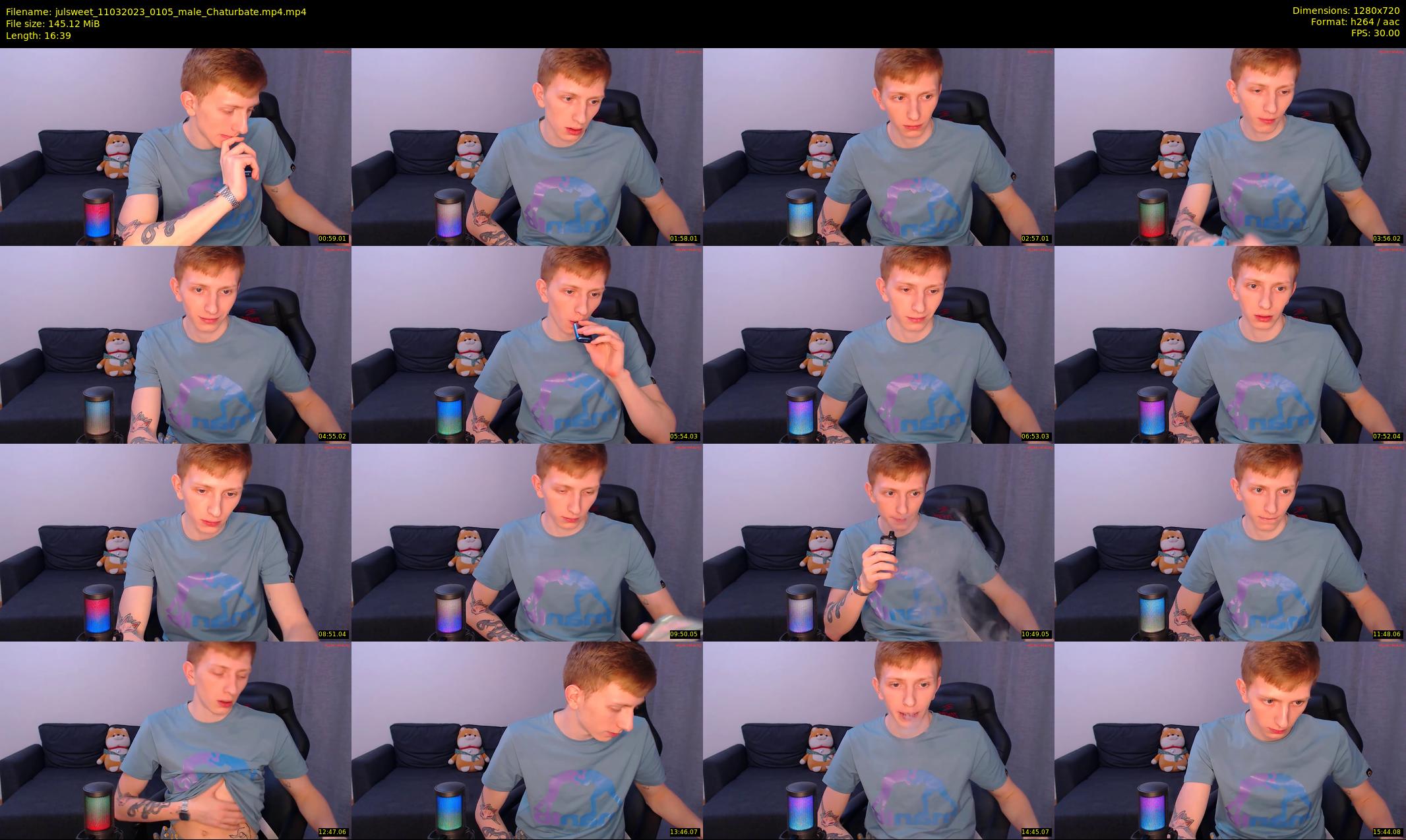 julsweet — 17 minute Chaturbate male cam show recording, 720p, Mar 11, 2023
