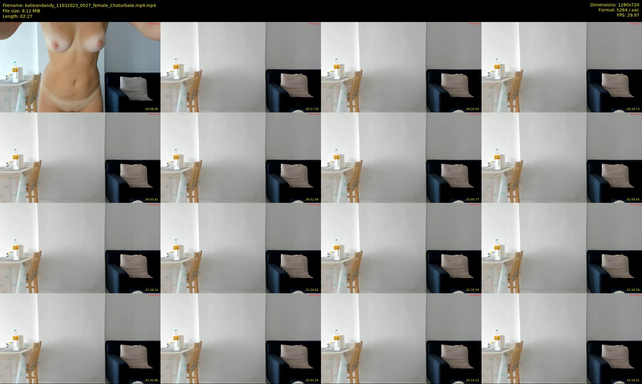 katieandandy — 3 minute Chaturbate female cam show recording, 720p, Mar 11, 2023