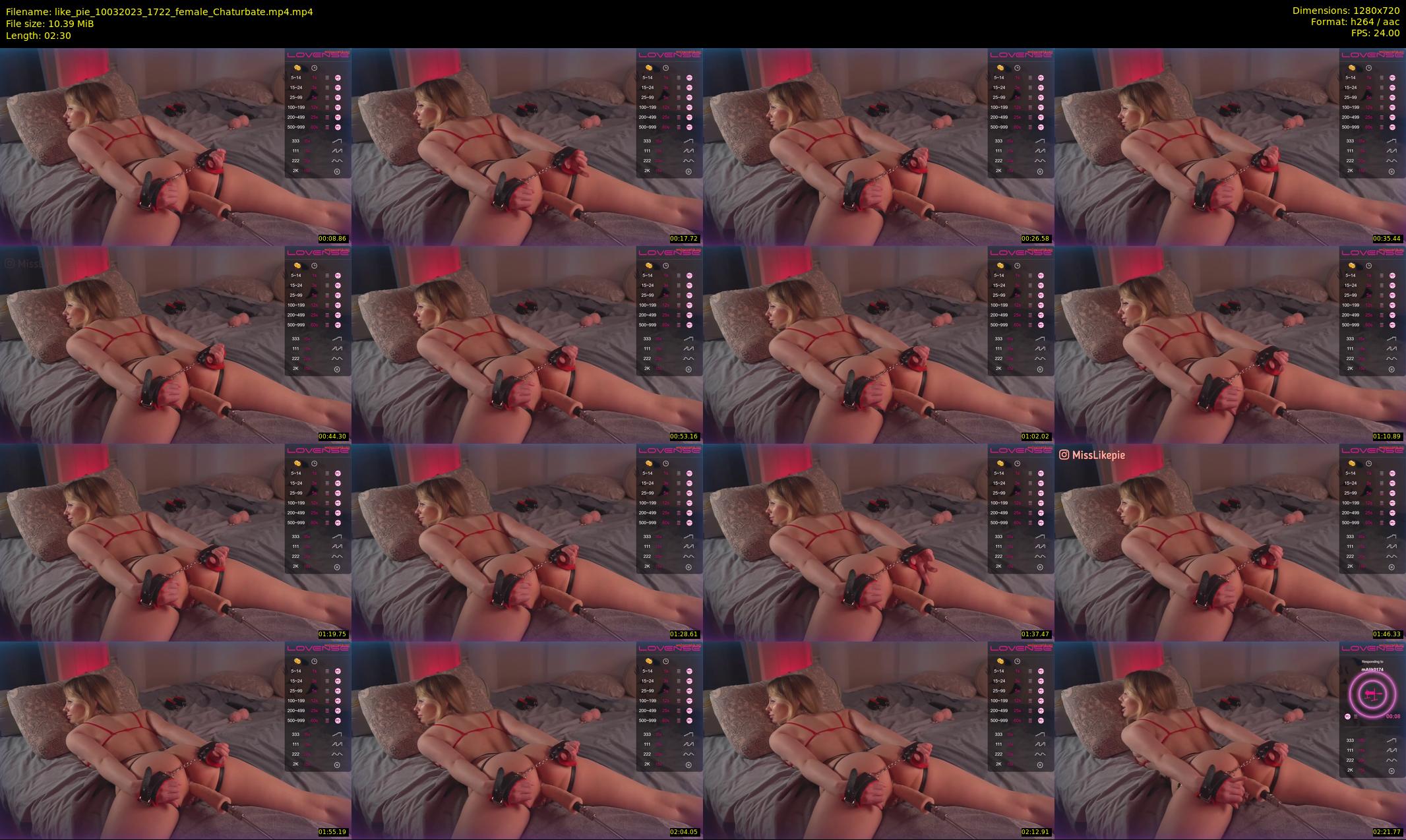 like_pie — 3 minute Chaturbate couple cam show recording, 720p, Mar 10, 2023