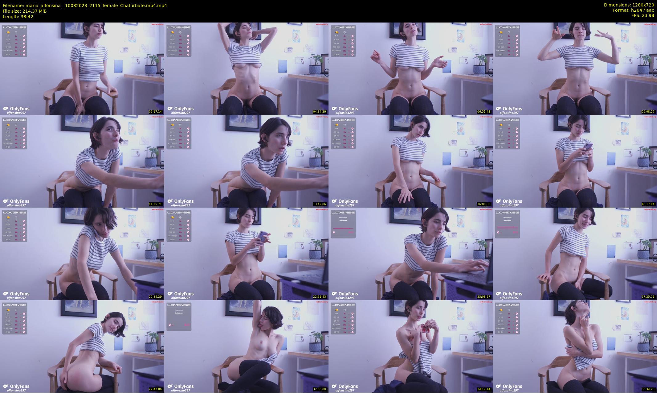 maria_alfonsina_ — 39 minute Chaturbate female cam show recording, 720p, Mar 10, 2023