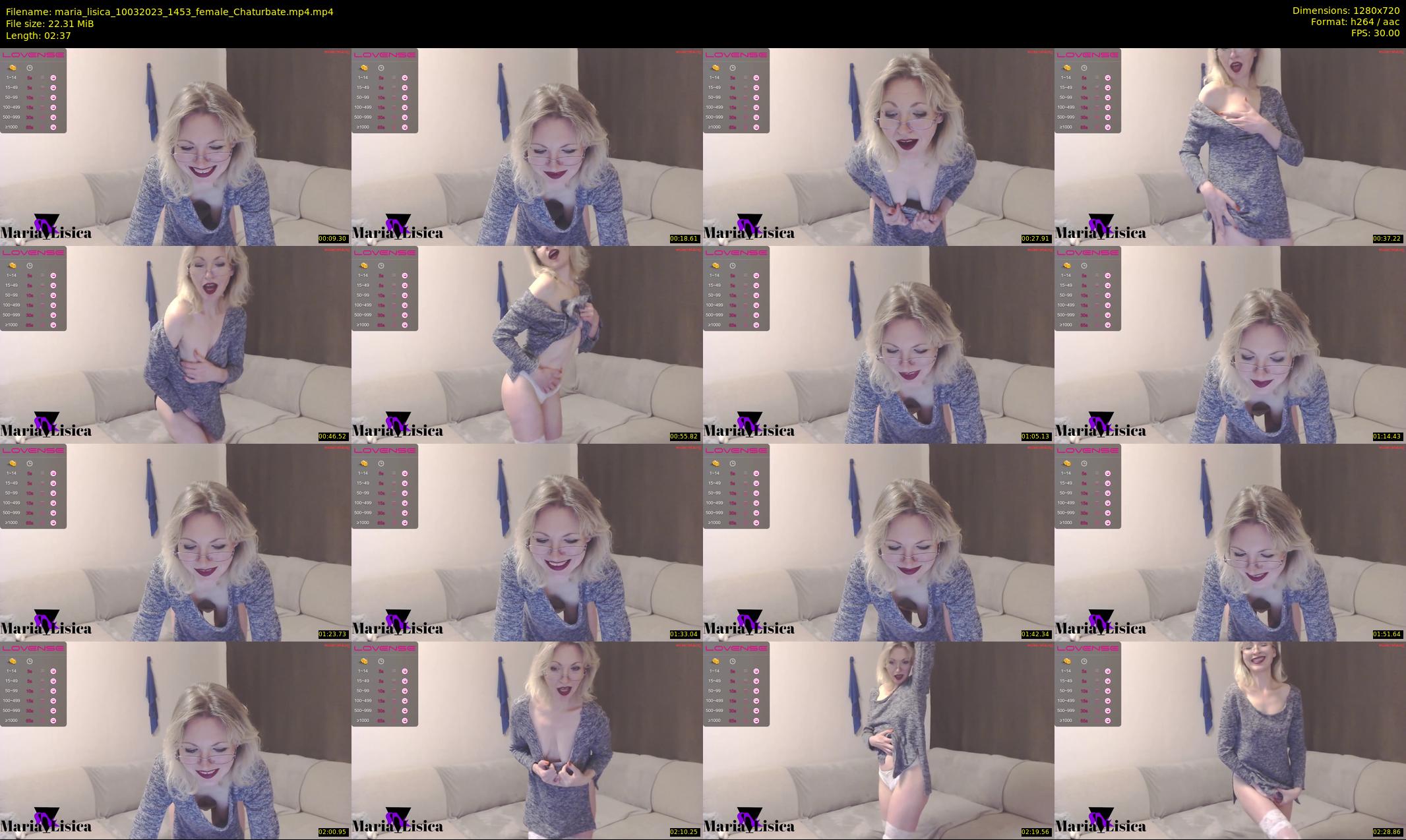 maria_lisica — 3 minute Chaturbate female cam show recording, 720p, Mar 10, 2023