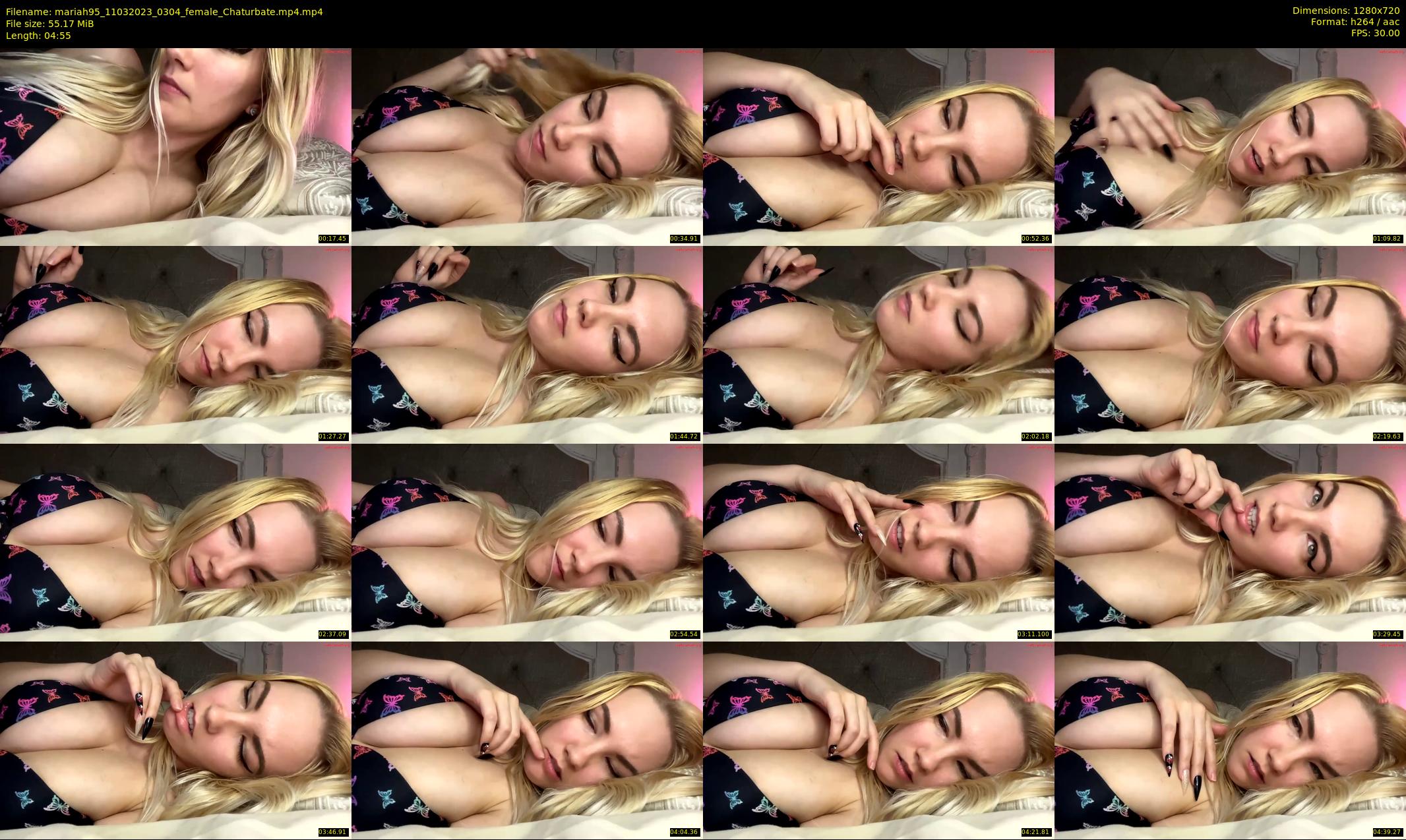 mariah95 — 5 minute Chaturbate female cam show recording, 720p, Mar 11, 2023