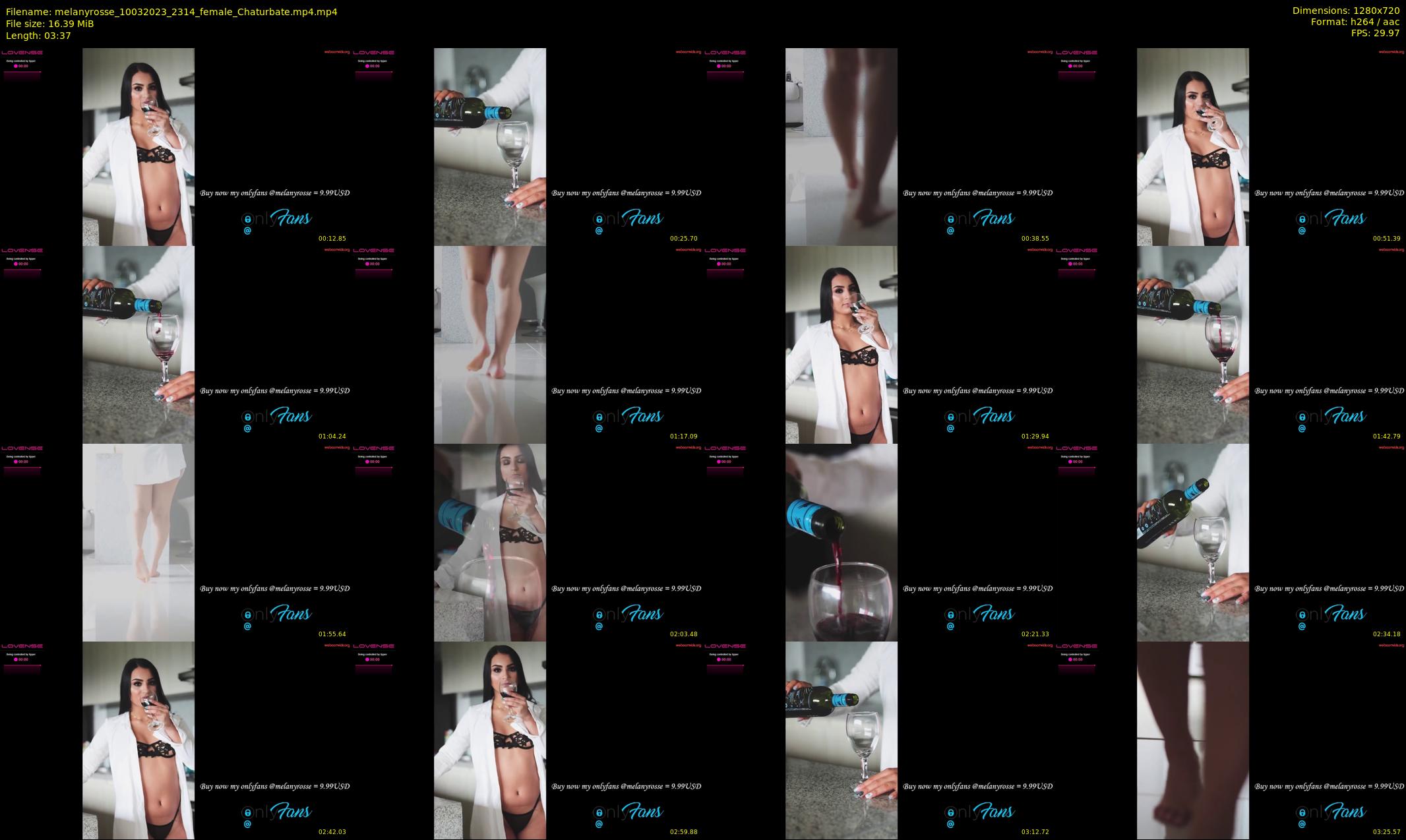 melanyrosse — 4 minute Chaturbate female cam show recording, 720p, Mar 10, 2023