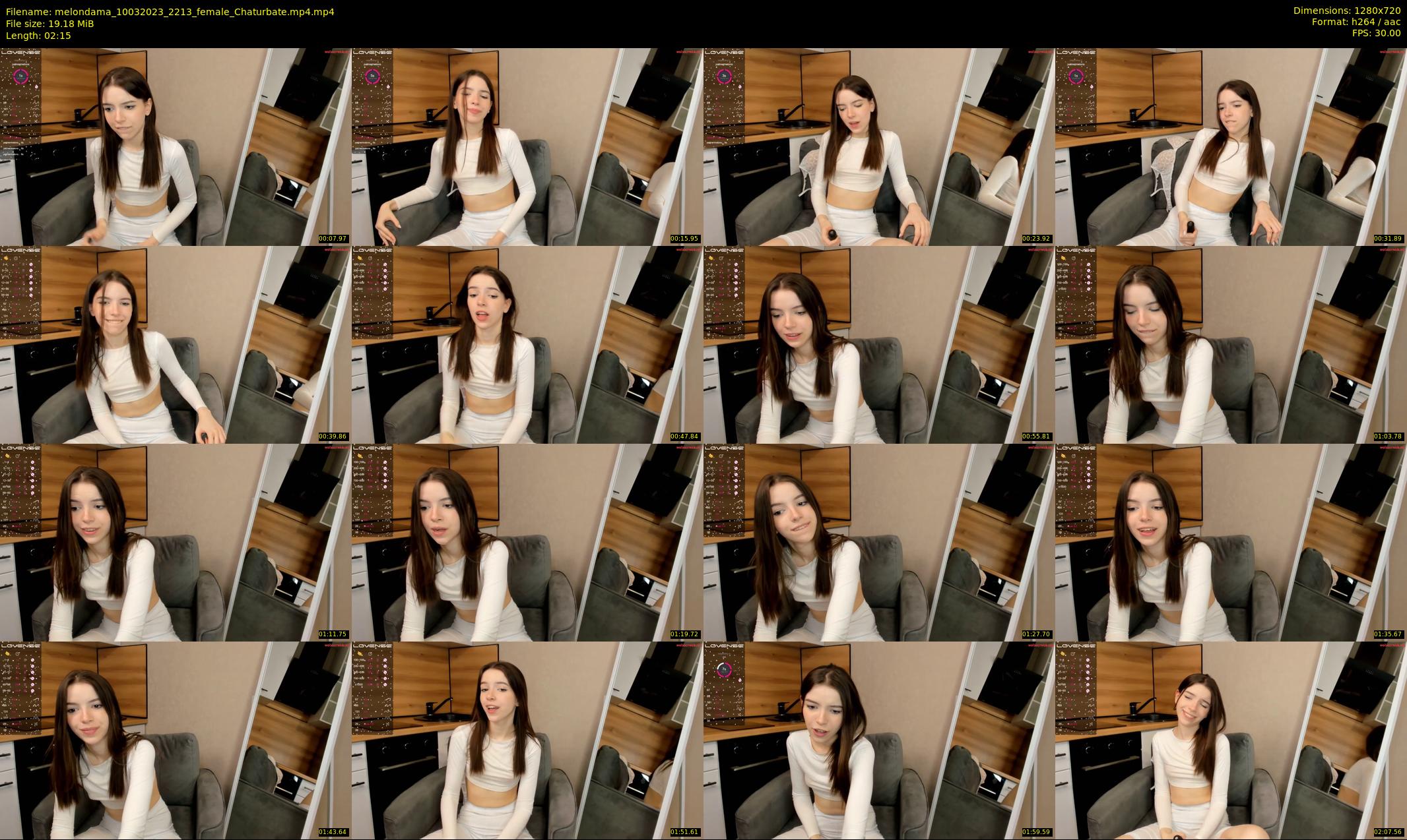 melondama — 3 minute Chaturbate female cam show recording, 720p, Mar 10, 2023