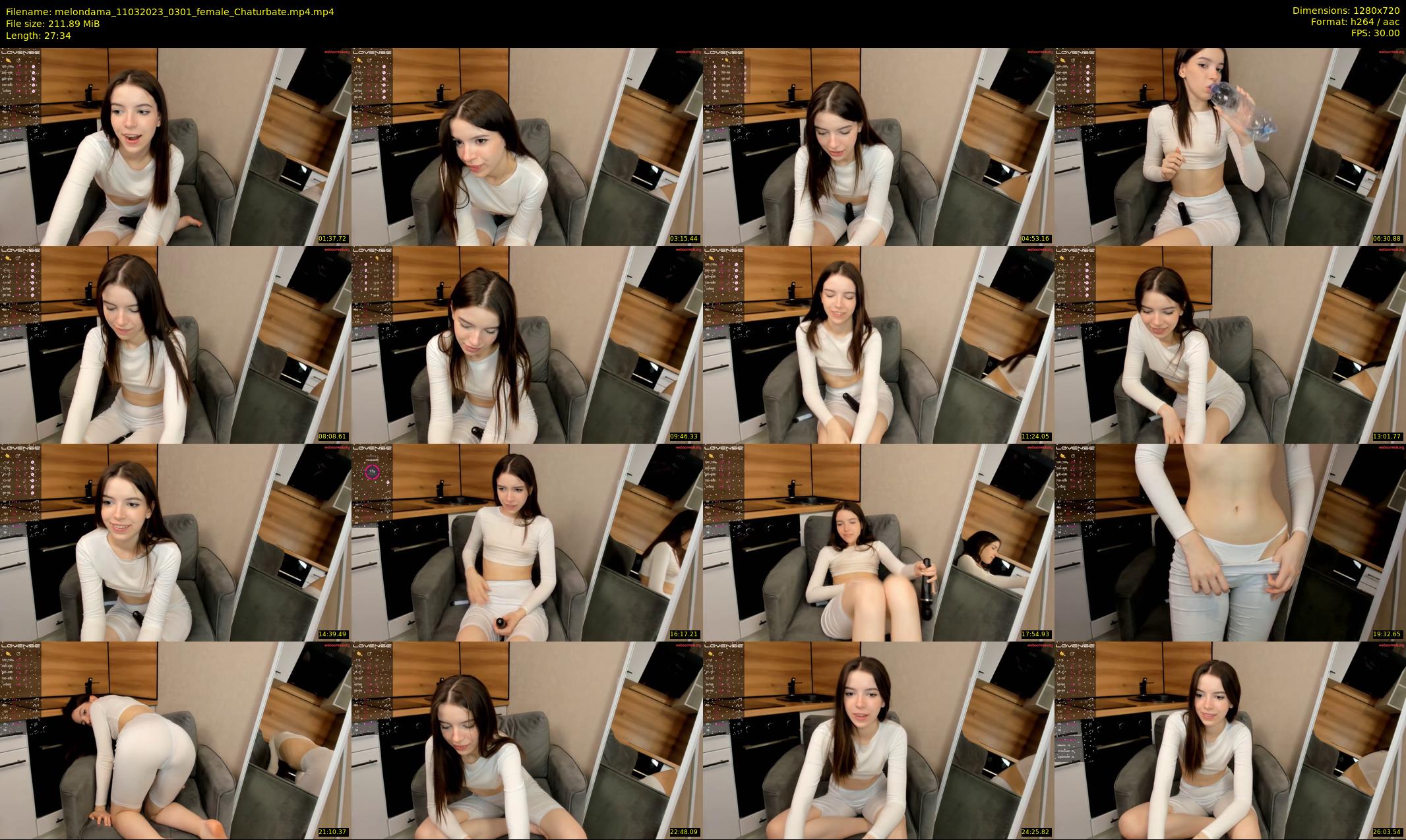 melondama — 28 minute Chaturbate female cam show recording, 720p, Mar 11, 2023
