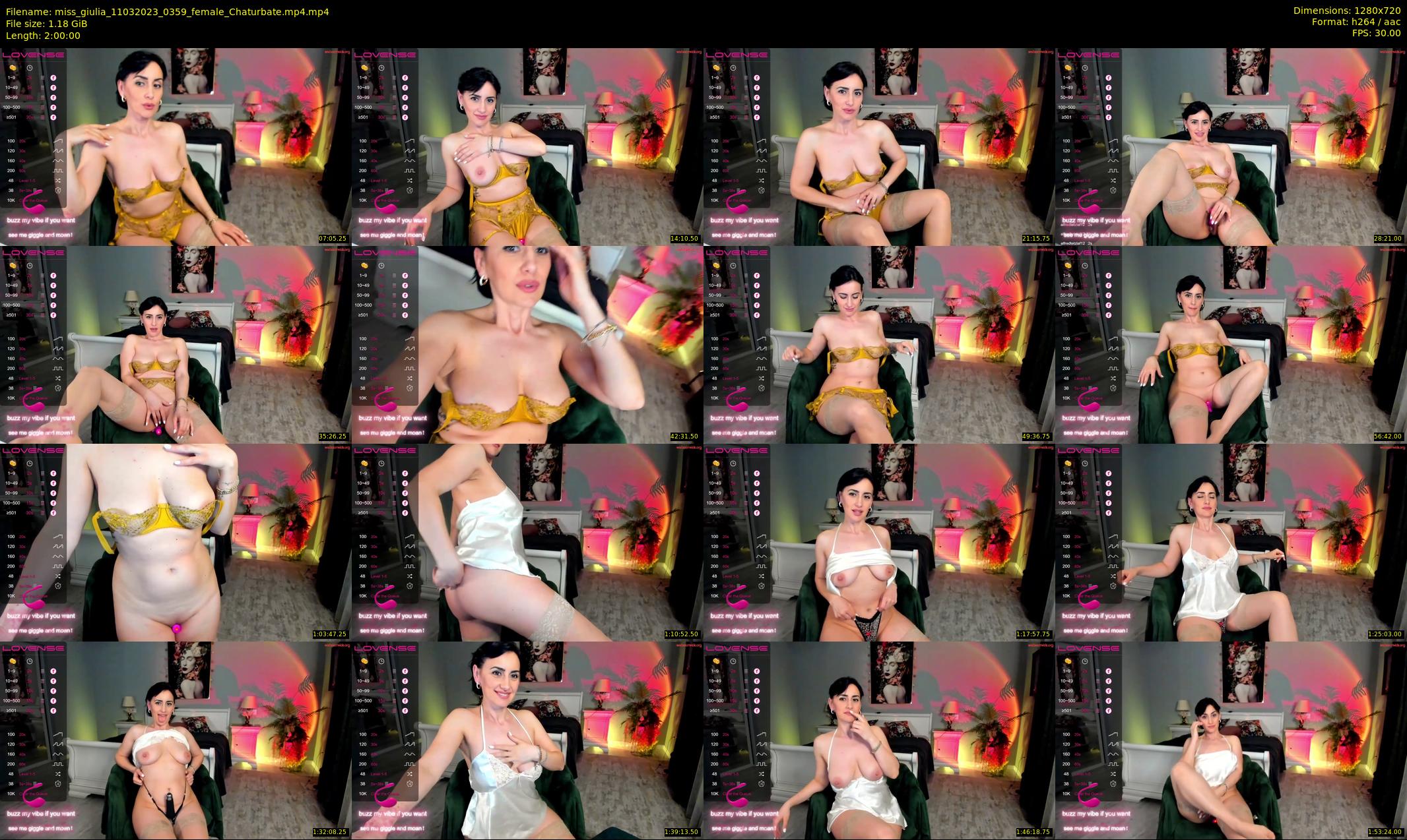 miss_giulia — 120 minute Chaturbate female cam show recording, 720p, Mar 11, 2023