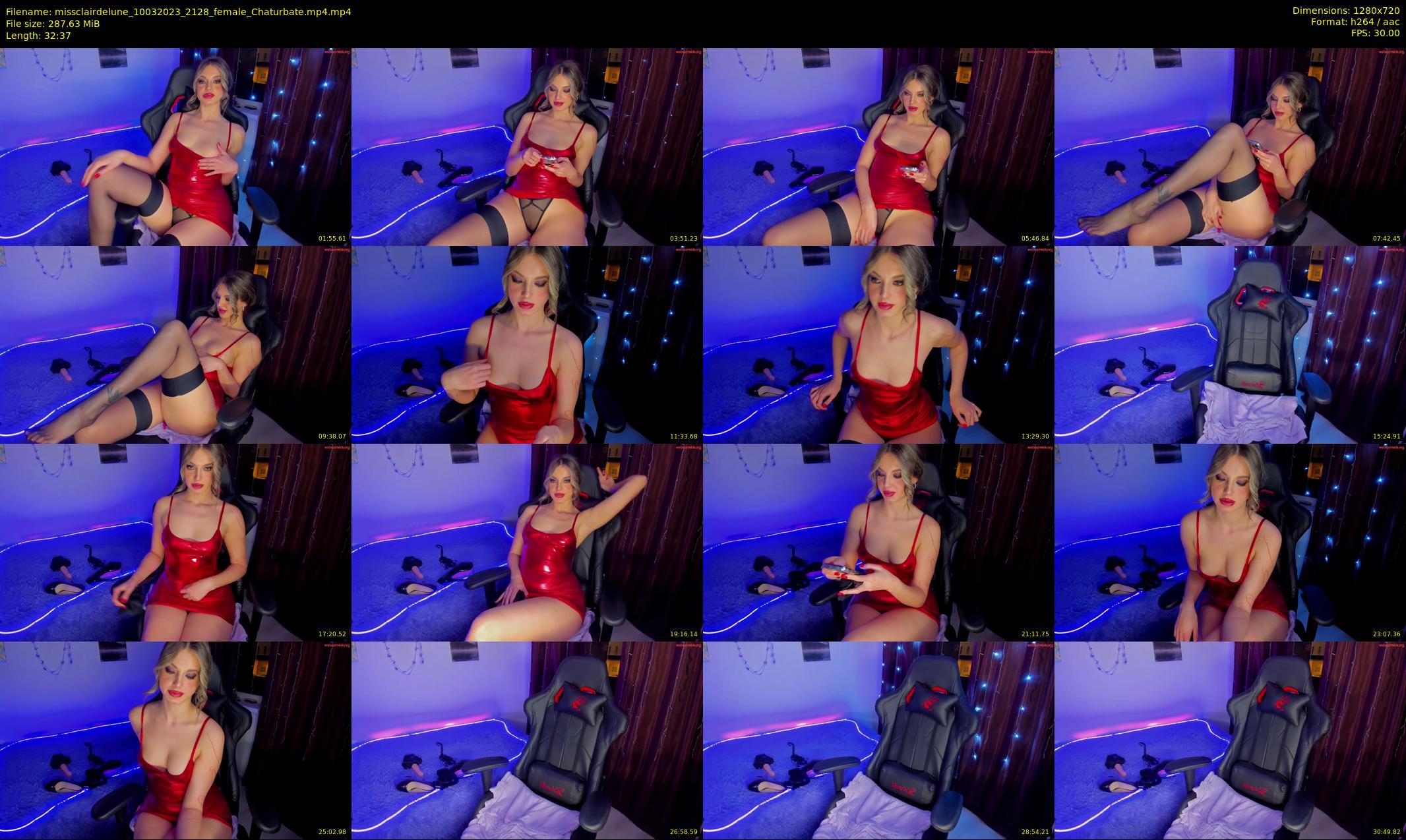 missclairdelune — 33 minute Chaturbate female cam show recording, 720p, Mar 10, 2023