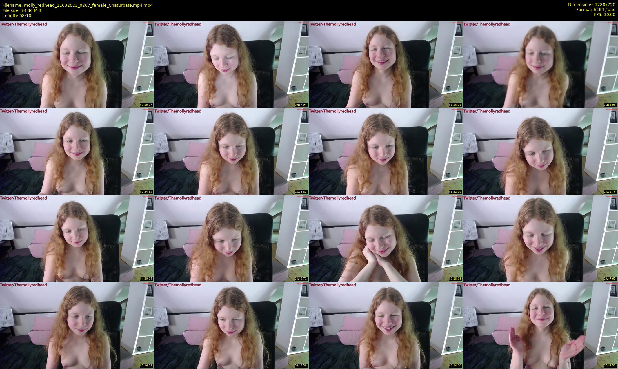 molly_redhead — 9 minute Chaturbate female cam show recording, 720p, Mar 11, 2023