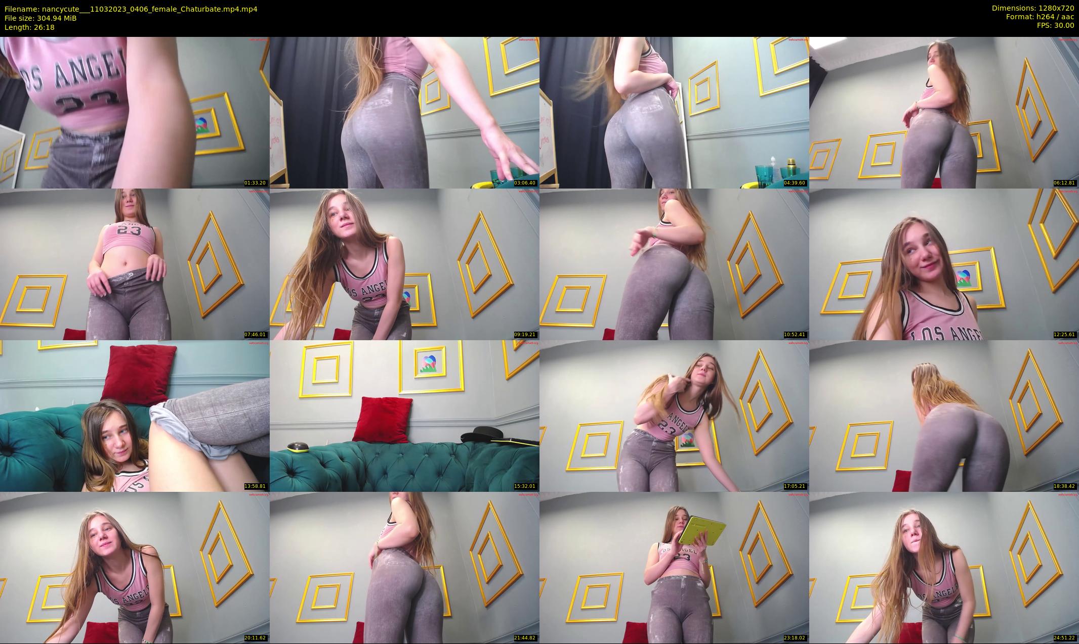 nancycute__ — 27 minute Chaturbate female cam show recording, 720p, Mar 11, 2023