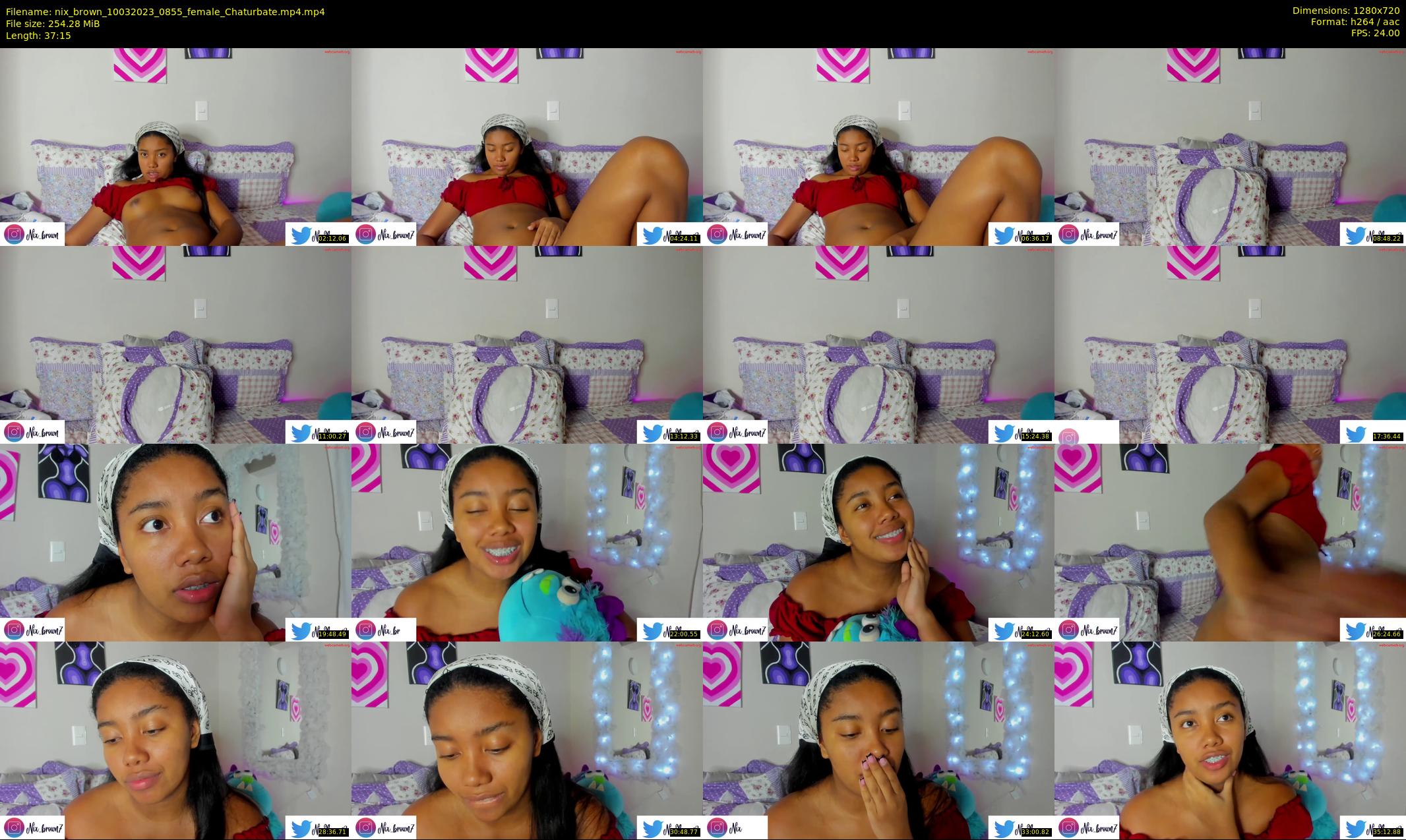 nix_brown — 38 minute Chaturbate female cam show recording, 720p, Mar 10, 2023