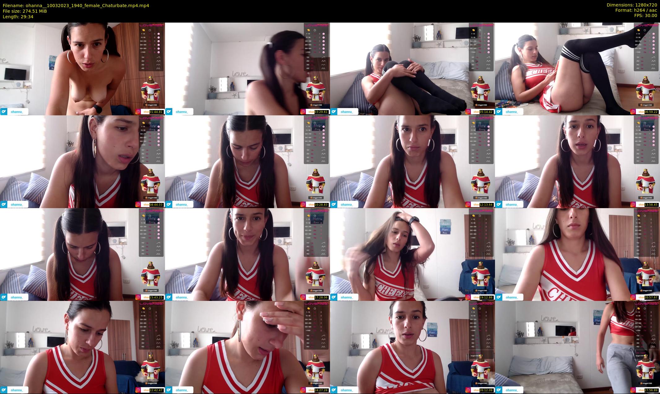 ohanna_ — 30 minute Chaturbate female cam show recording, 720p, Mar 10, 2023