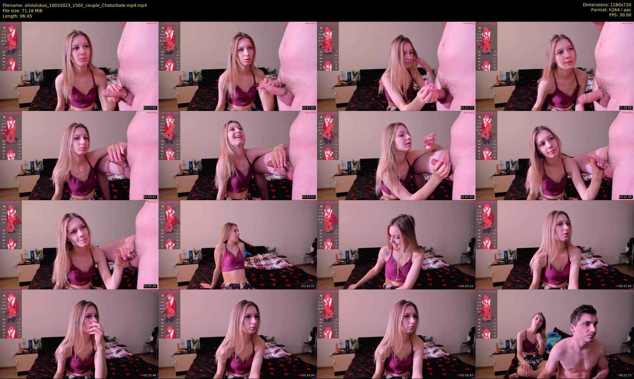 olivialukas — 7 minute Chaturbate couple cam show recording, 720p, Mar 10, 2023