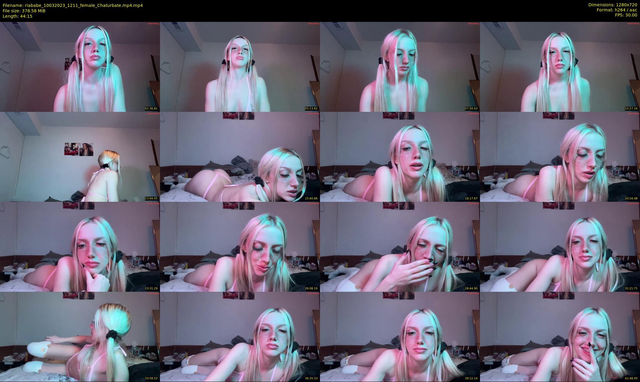 riababe — 45 minute Chaturbate female cam show recording, 720p, Mar 10, 2023