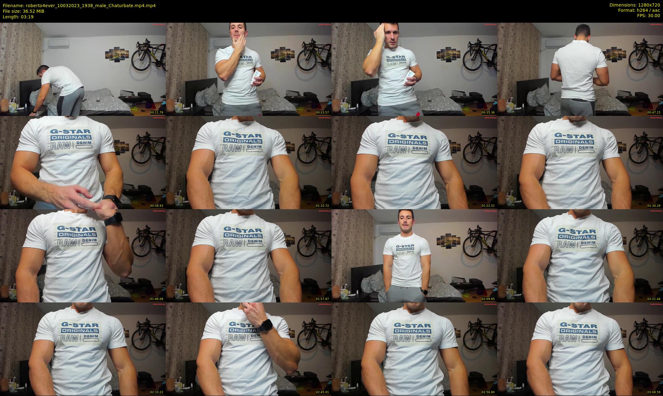roberto4ever — 4 minute Chaturbate male cam show recording, 720p, Mar 10, 2023