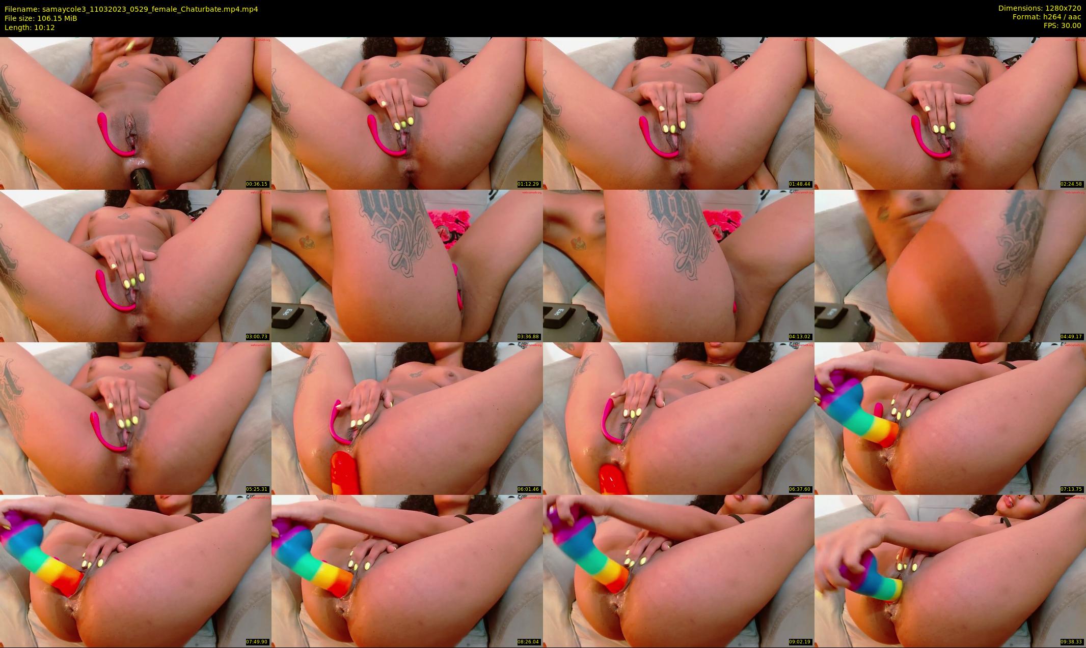 samaycole3 — 11 minute Chaturbate female cam show recording, 720p, Mar 11, 2023