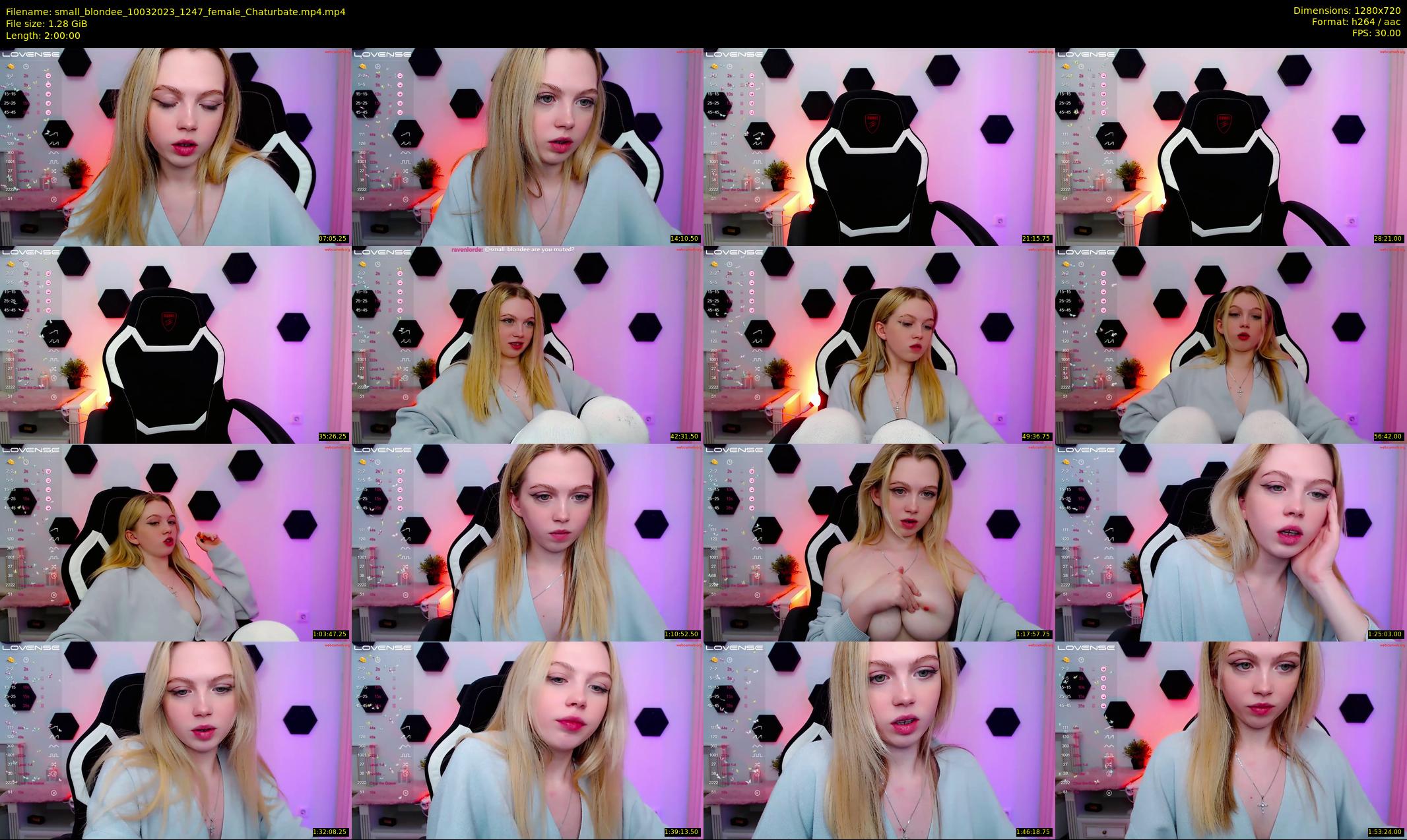 small_blondee — 120 minute Chaturbate female cam show recording, 720p, Mar 10, 2023