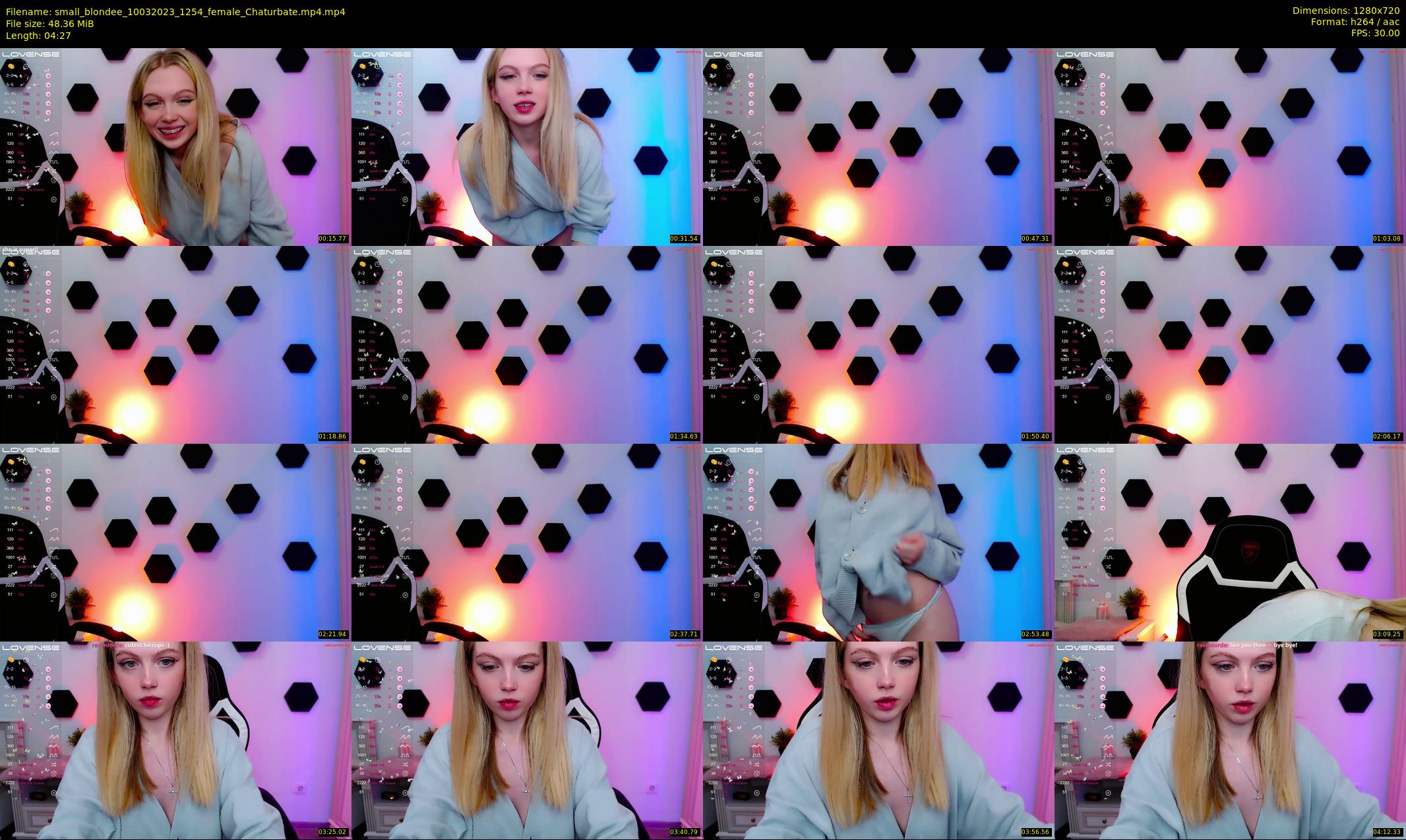 small_blondee — 5 minute Chaturbate female cam show recording, 720p, Mar 10, 2023