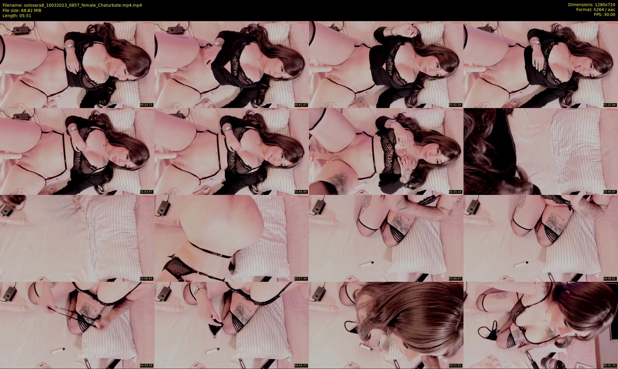 solosara8 — 6 minute Chaturbate female cam show recording, 720p, Mar 10, 2023