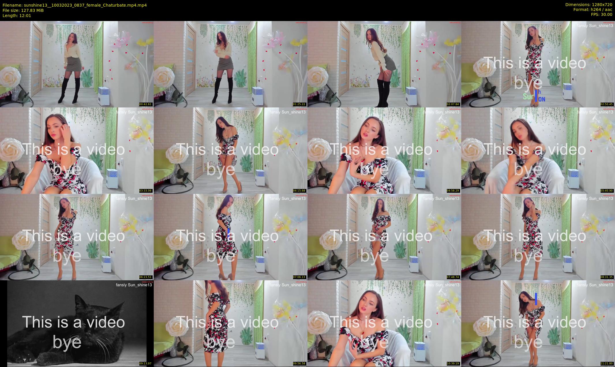 sunshine13_ — 13 minute Chaturbate female cam show recording, 720p, Mar 10, 2023