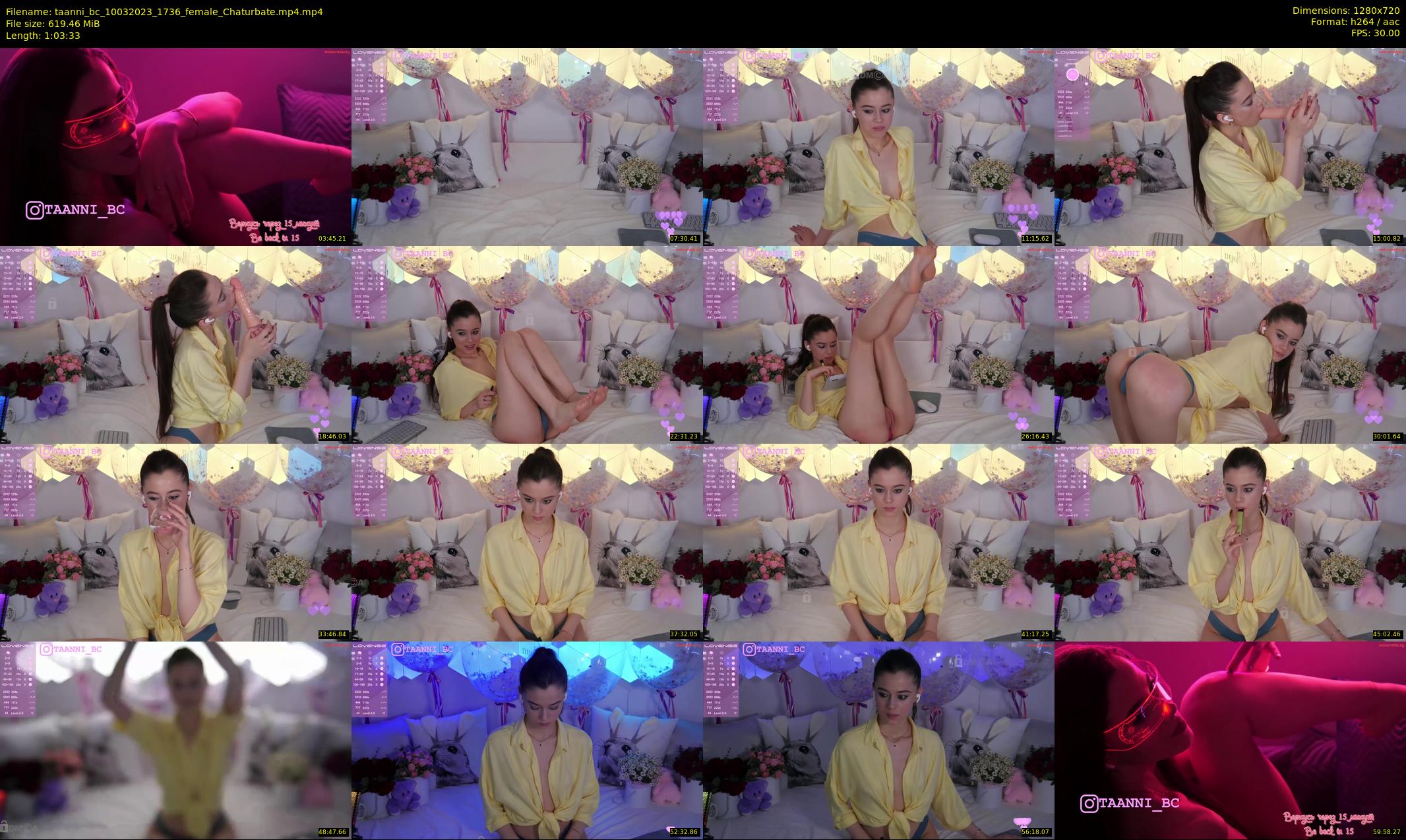 taanni_bc — 64 minute Chaturbate female cam show recording, 720p, Mar 10, 2023