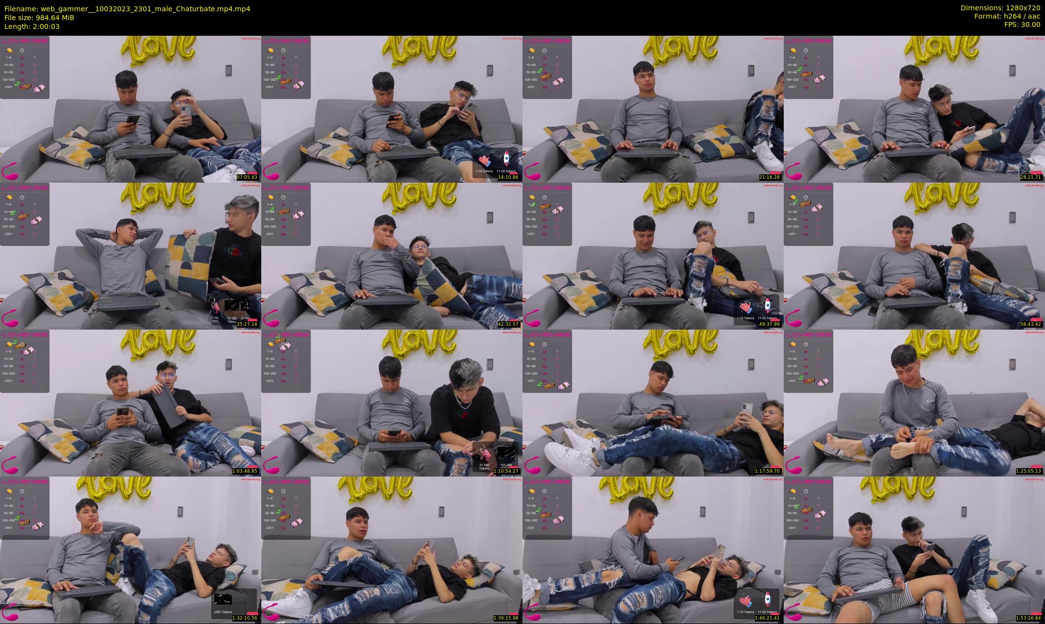 web_gammer_ — 121 minute Chaturbate male cam show recording, 720p, Mar 10, 2023