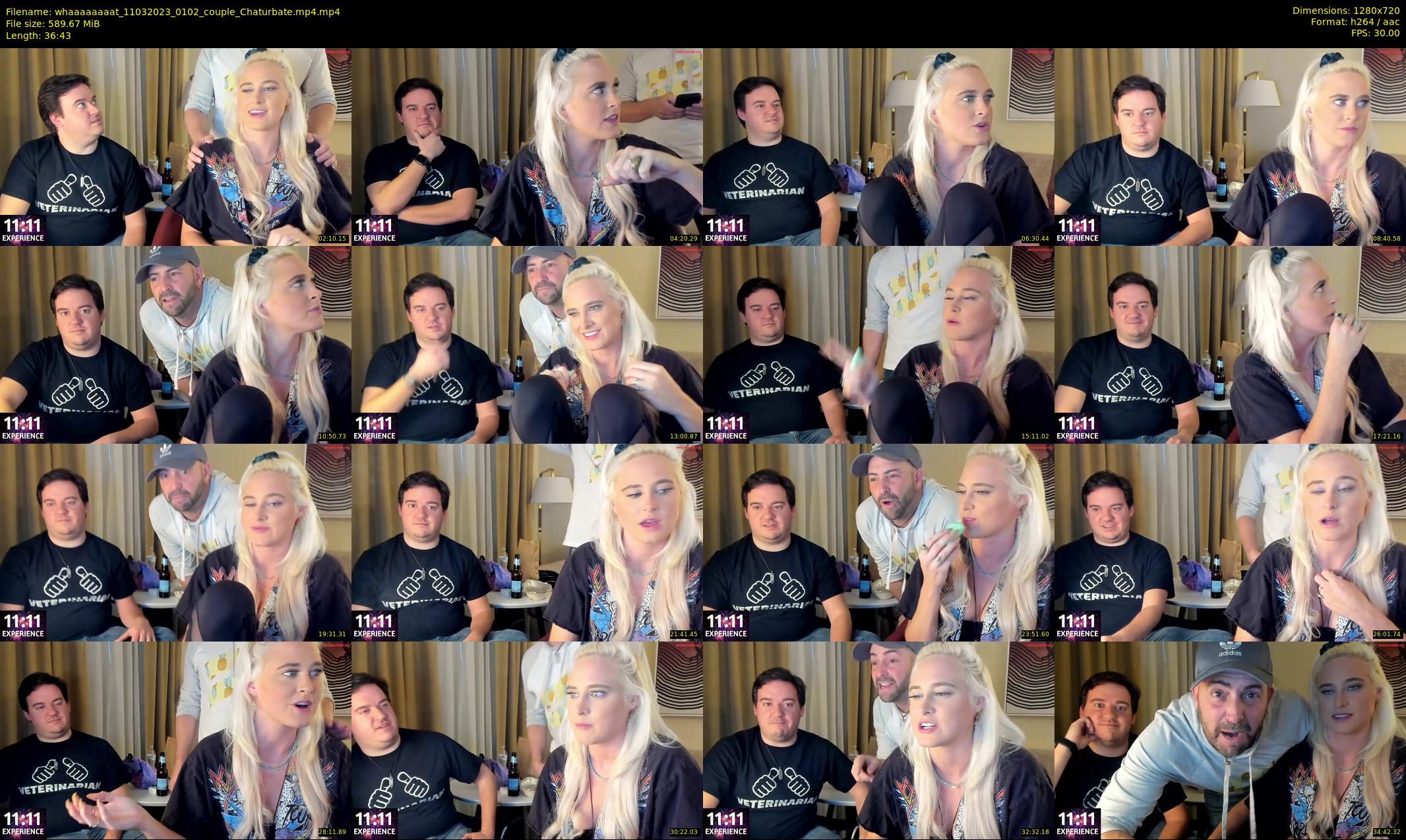 whaaaaaaaat — 37 minute Chaturbate couple cam show recording, 720p, Mar 11, 2023