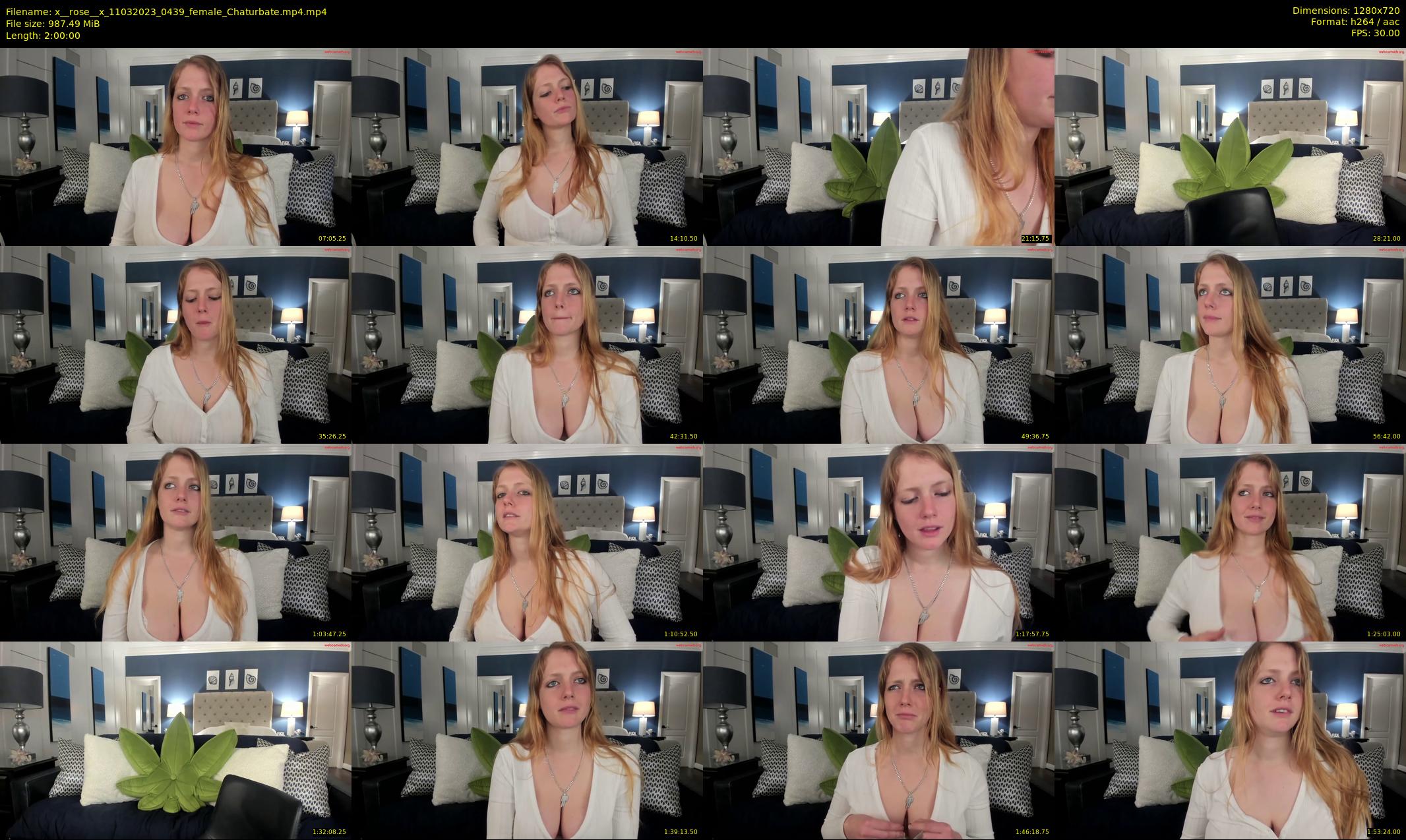 x__rose__x — 120 minute Chaturbate female cam show recording, 720p, Mar 11, 2023