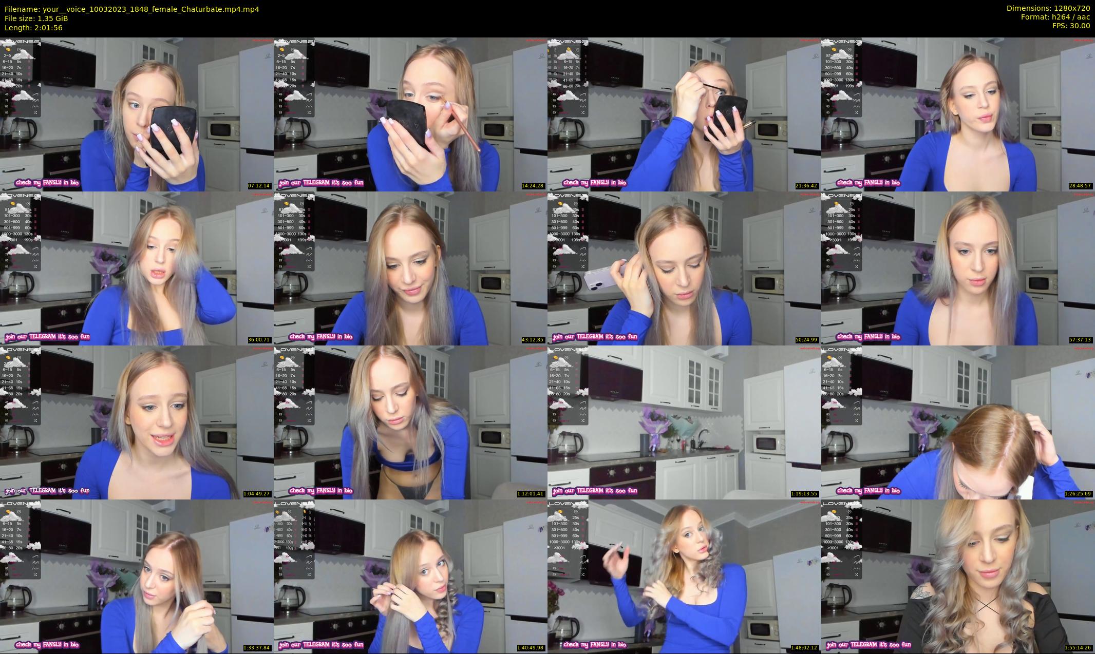 your__voice — 122 minute Chaturbate female cam show recording, 720p, Mar 10, 2023