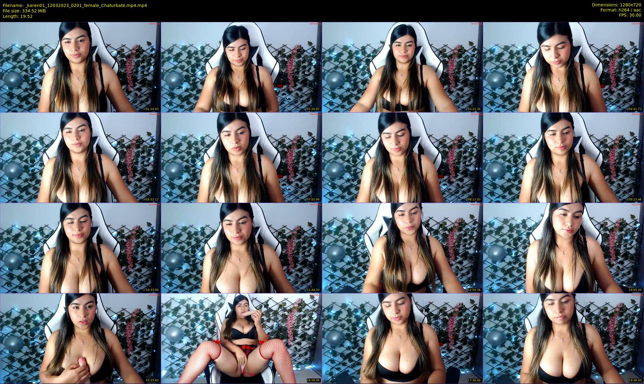 _karen01 — 20 minute Chaturbate female cam show recording, 720p, Mar 12, 2023