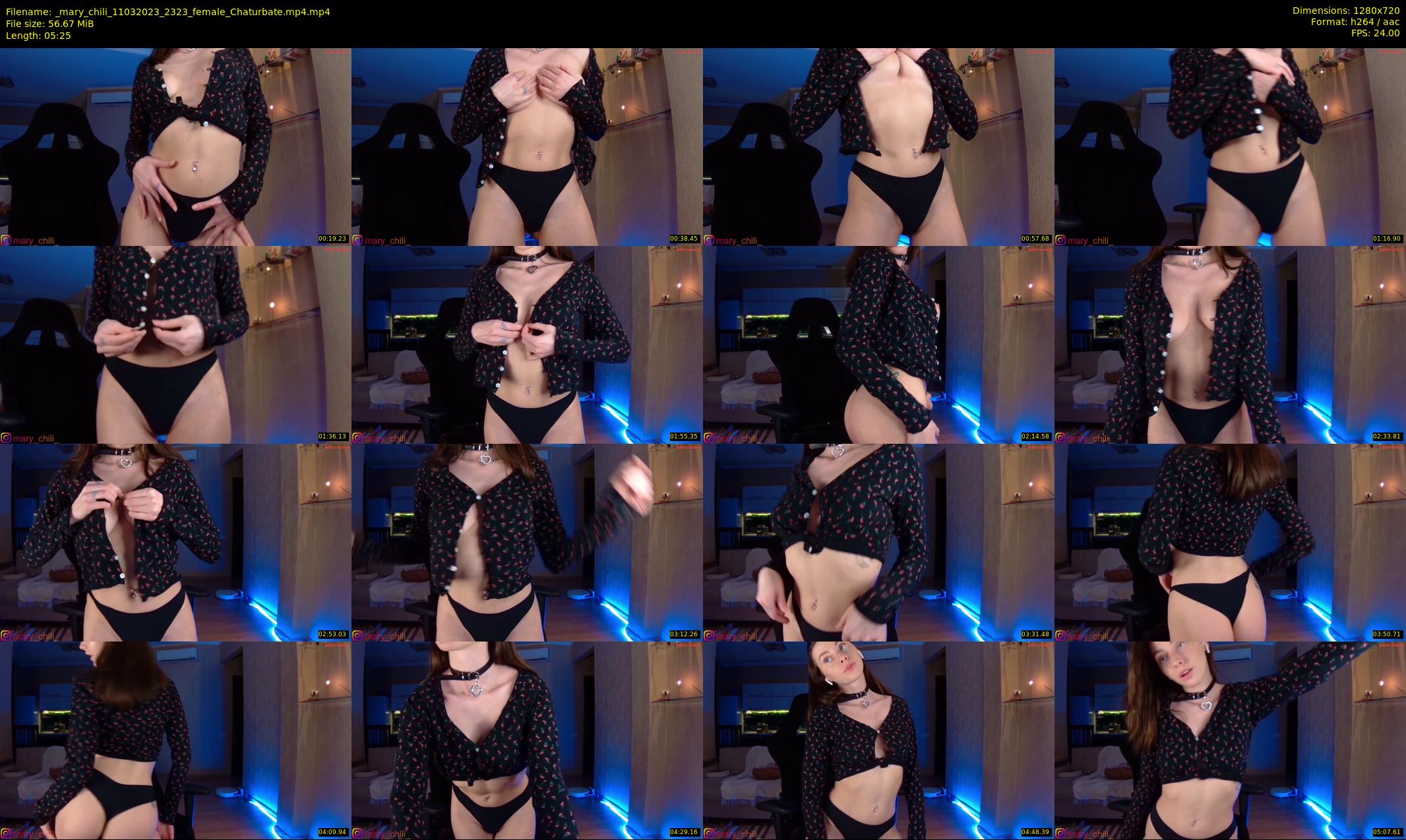 _mary_chili — 6 minute Chaturbate female cam show recording, 720p, Mar 11, 2023