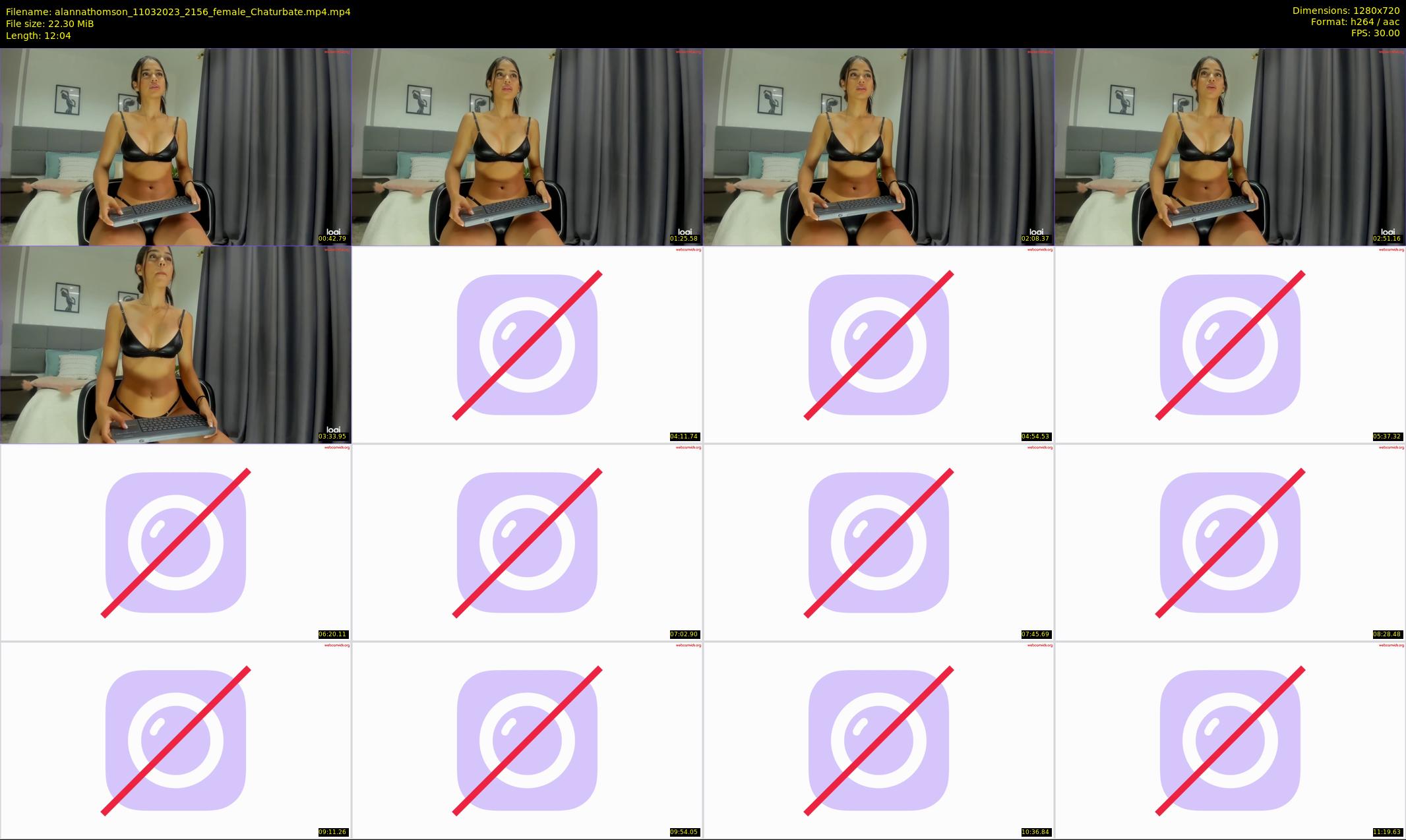 alannathomson — 13 minute Chaturbate female cam show recording, 720p, Mar 11, 2023