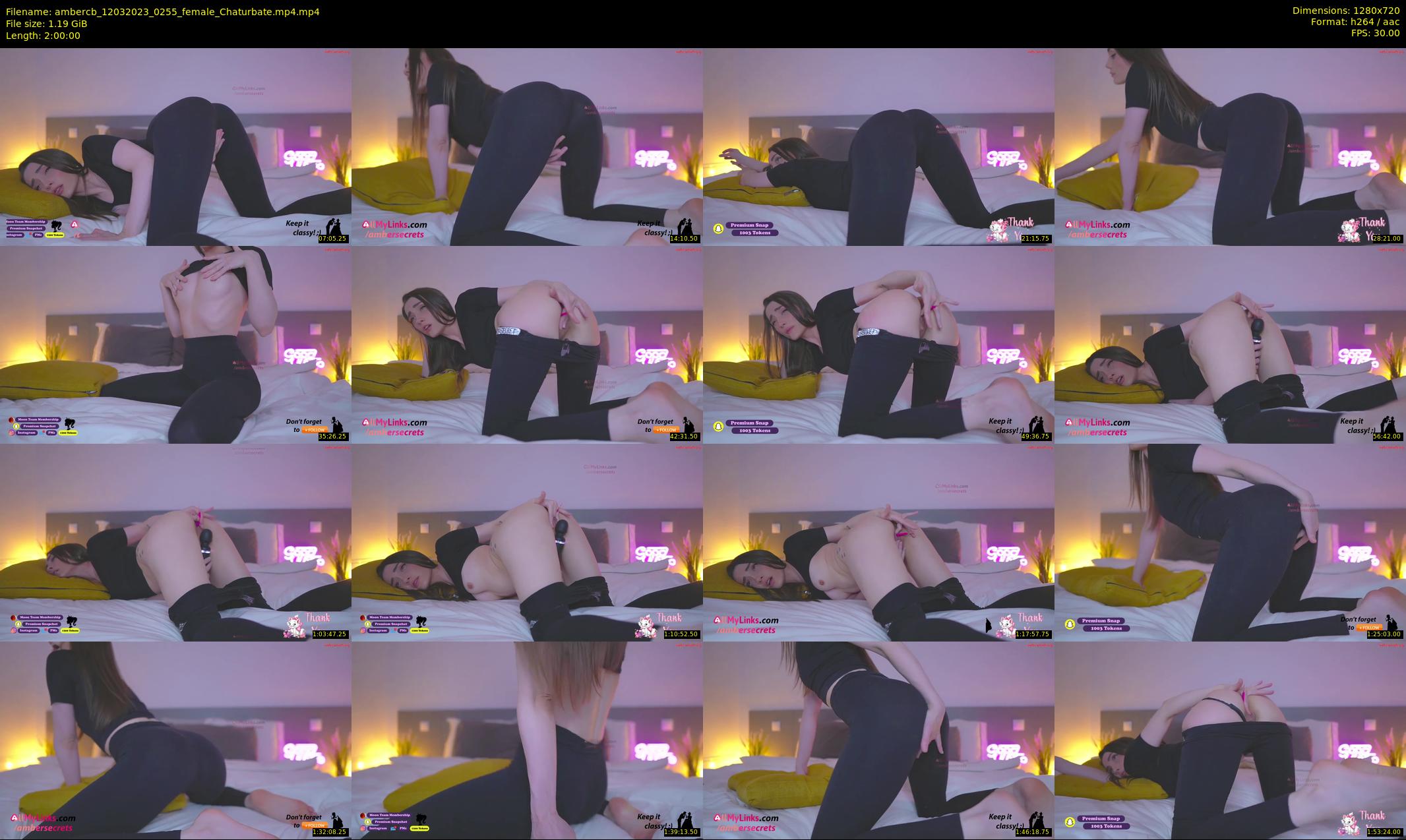 ambercb — 120 minute Chaturbate female cam show recording, 720p, Mar 12, 2023