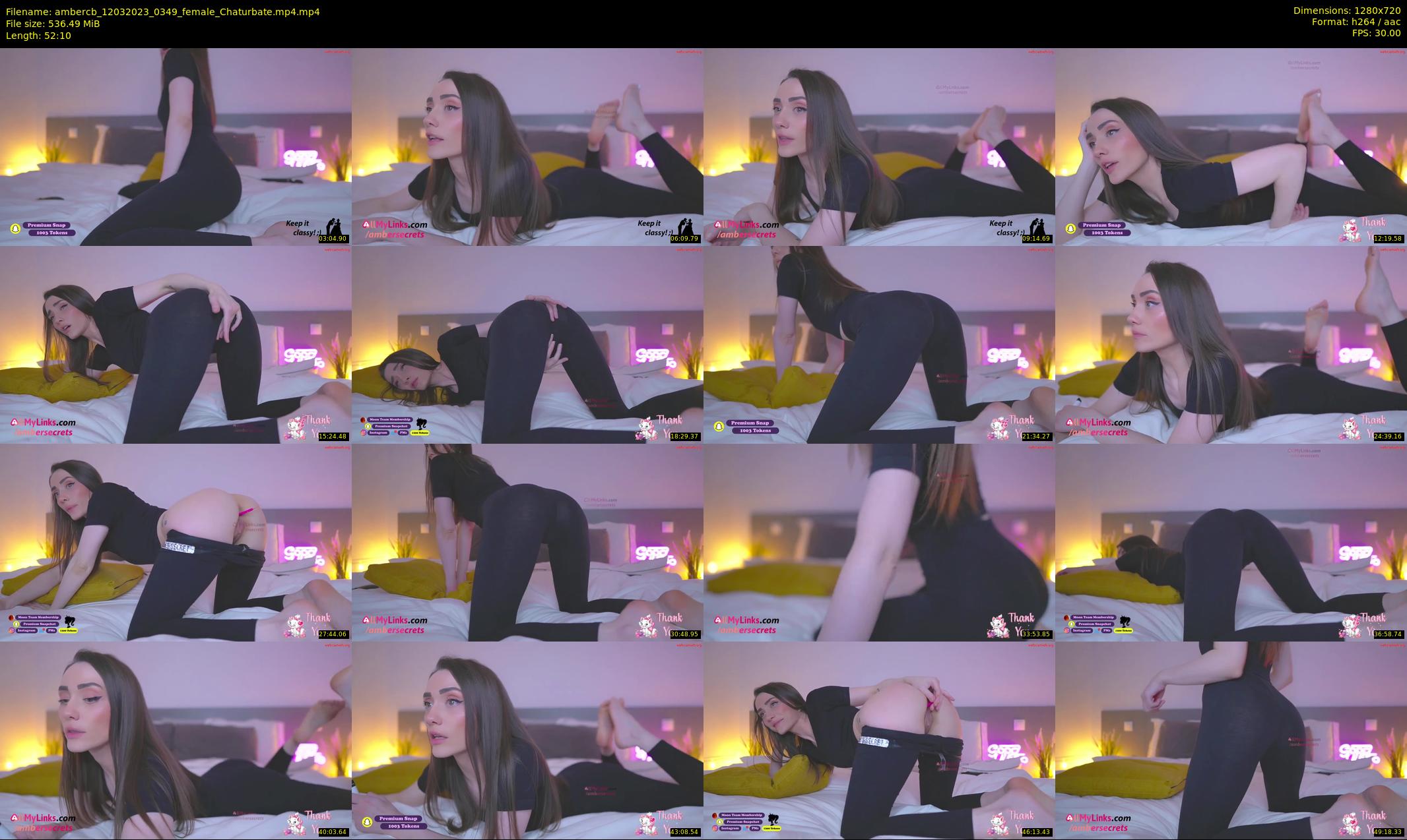 ambercb — 53 minute Chaturbate female cam show recording, 720p, Mar 12, 2023