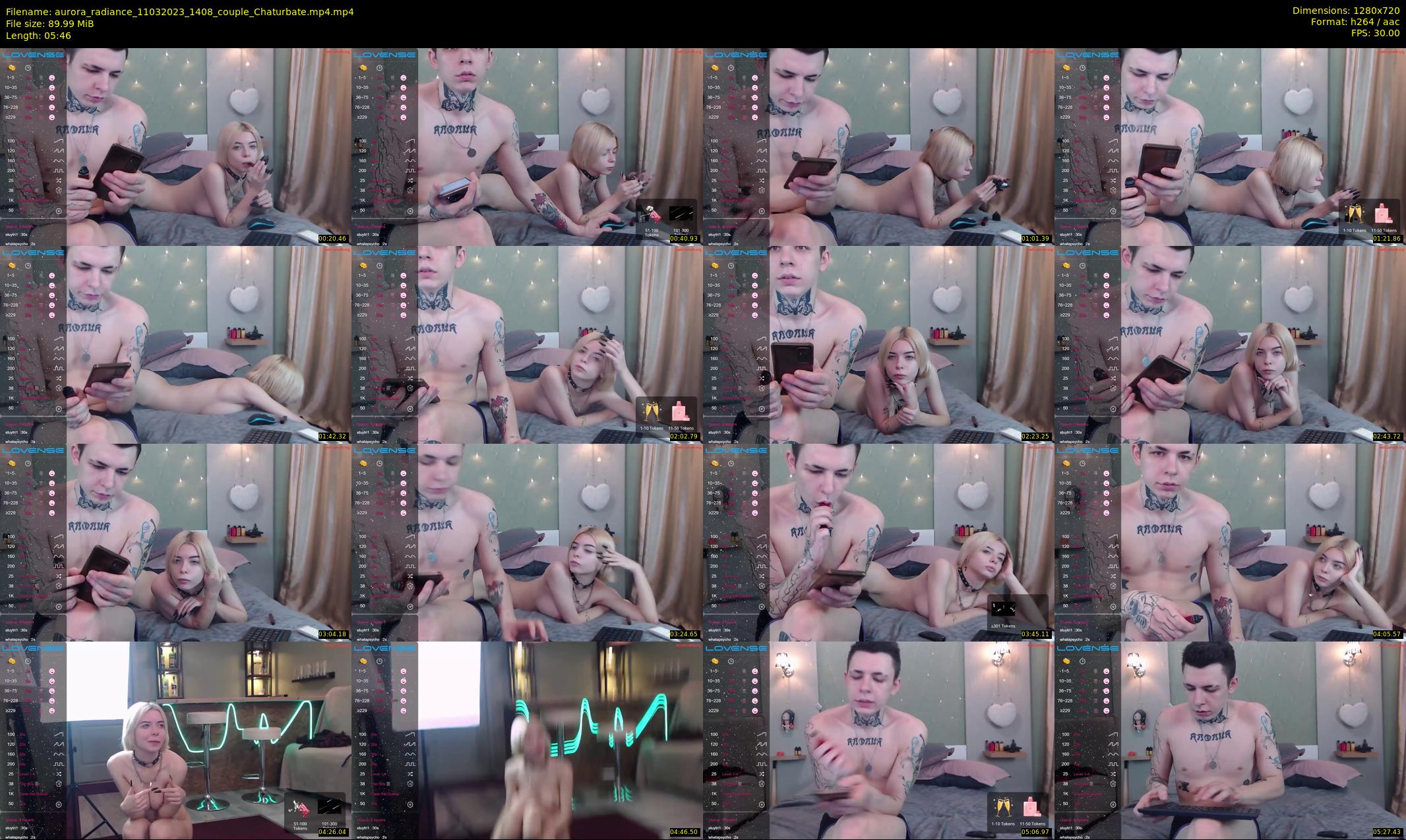 aurora_radiance — 6 minute Chaturbate couple cam show recording, 720p, Mar 11, 2023