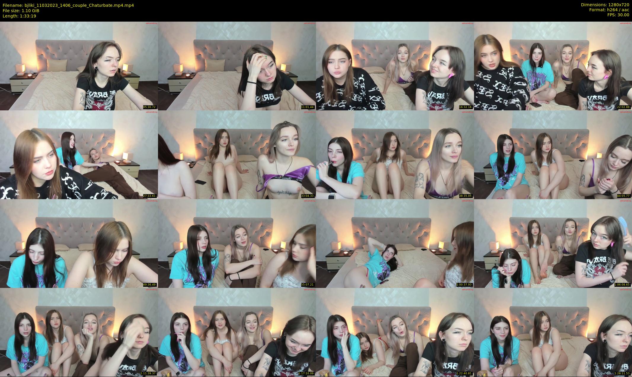 bjliki — 94 minute Chaturbate couple cam show recording, 720p, Mar 11, 2023