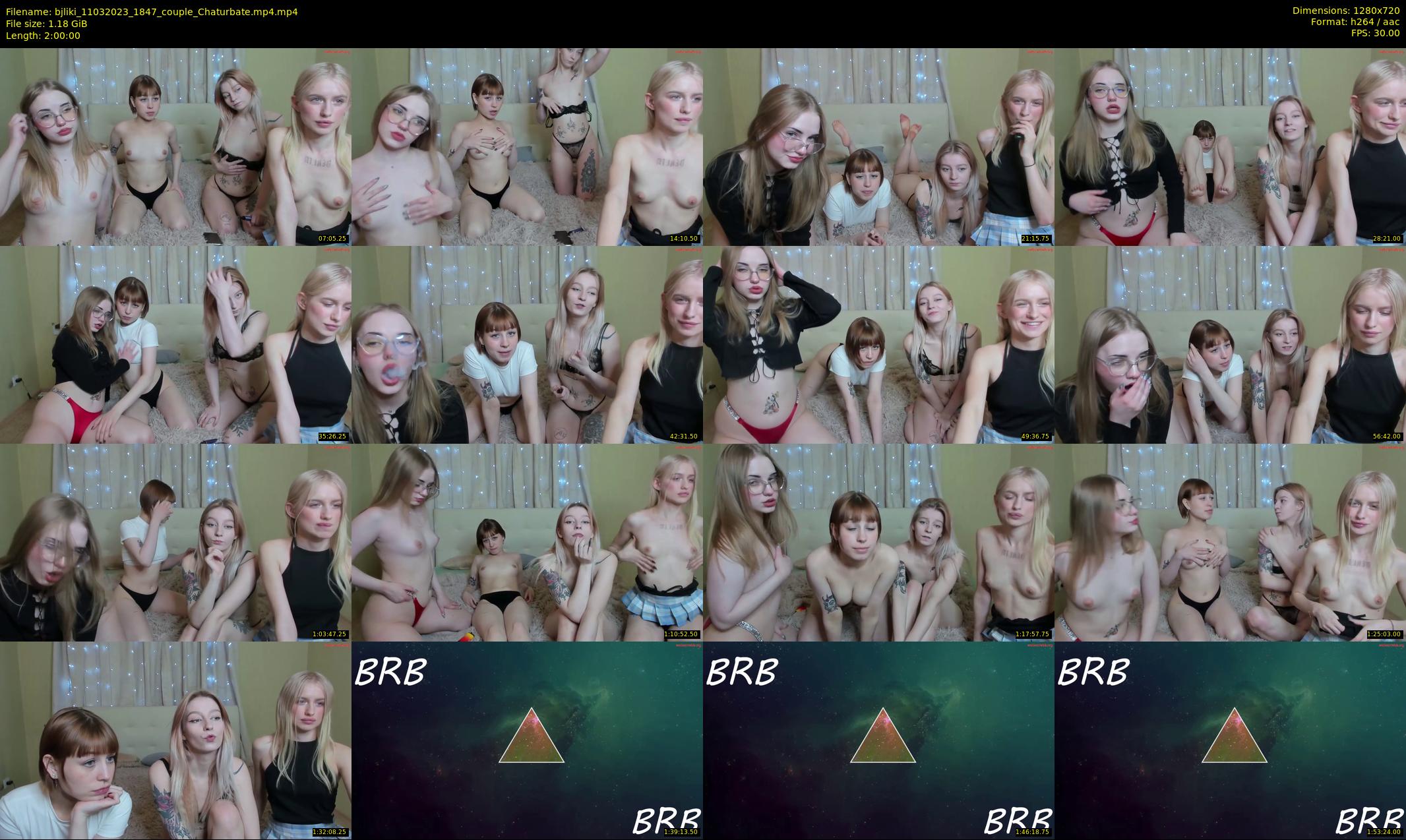 bjliki — 120 minute Chaturbate couple cam show recording, 720p, Mar 11, 2023